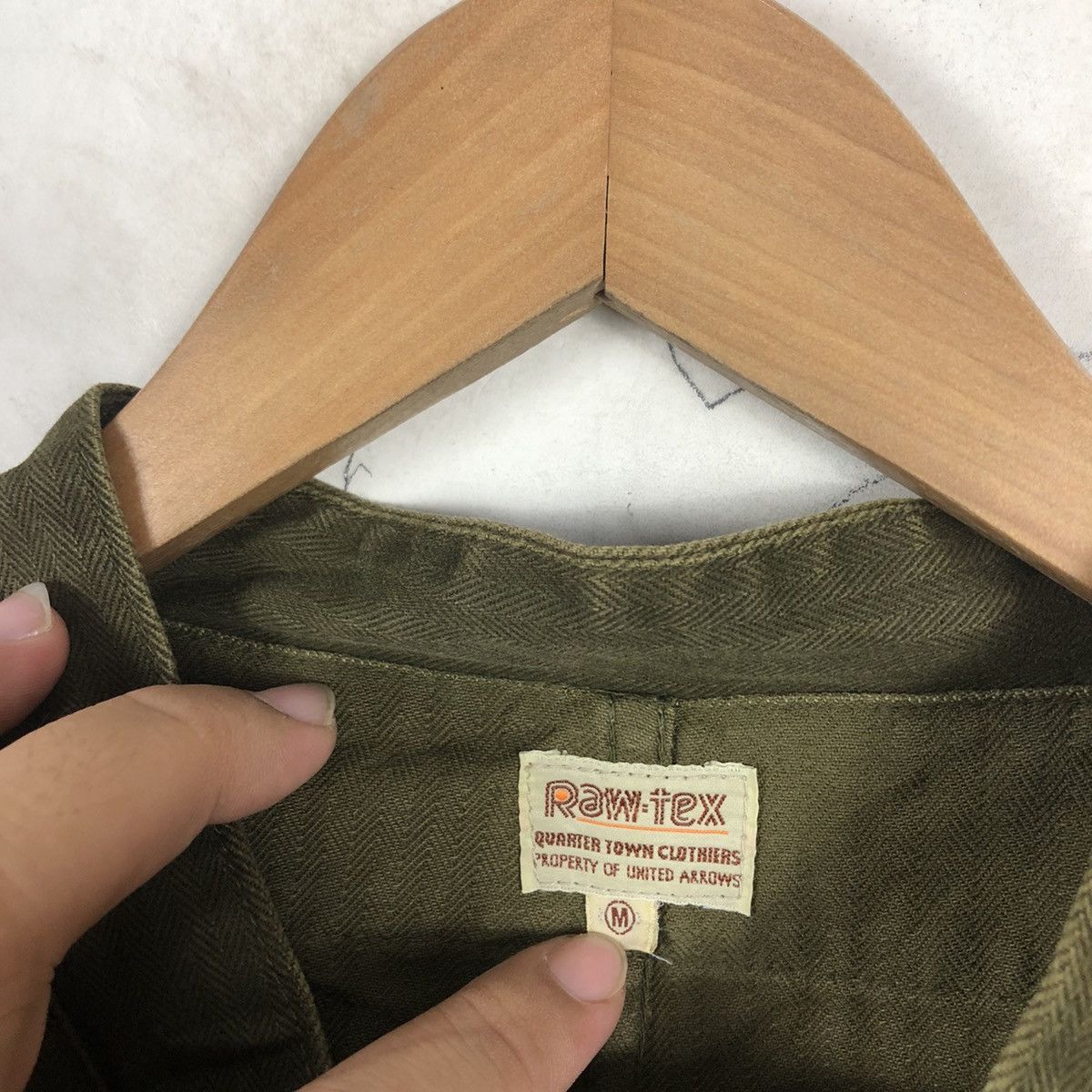 Japanese Brand RAW-TEX BUTTON JACKET MILITARY DESIGN Size US M / EU 48-50 / 2 - 5 Thumbnail