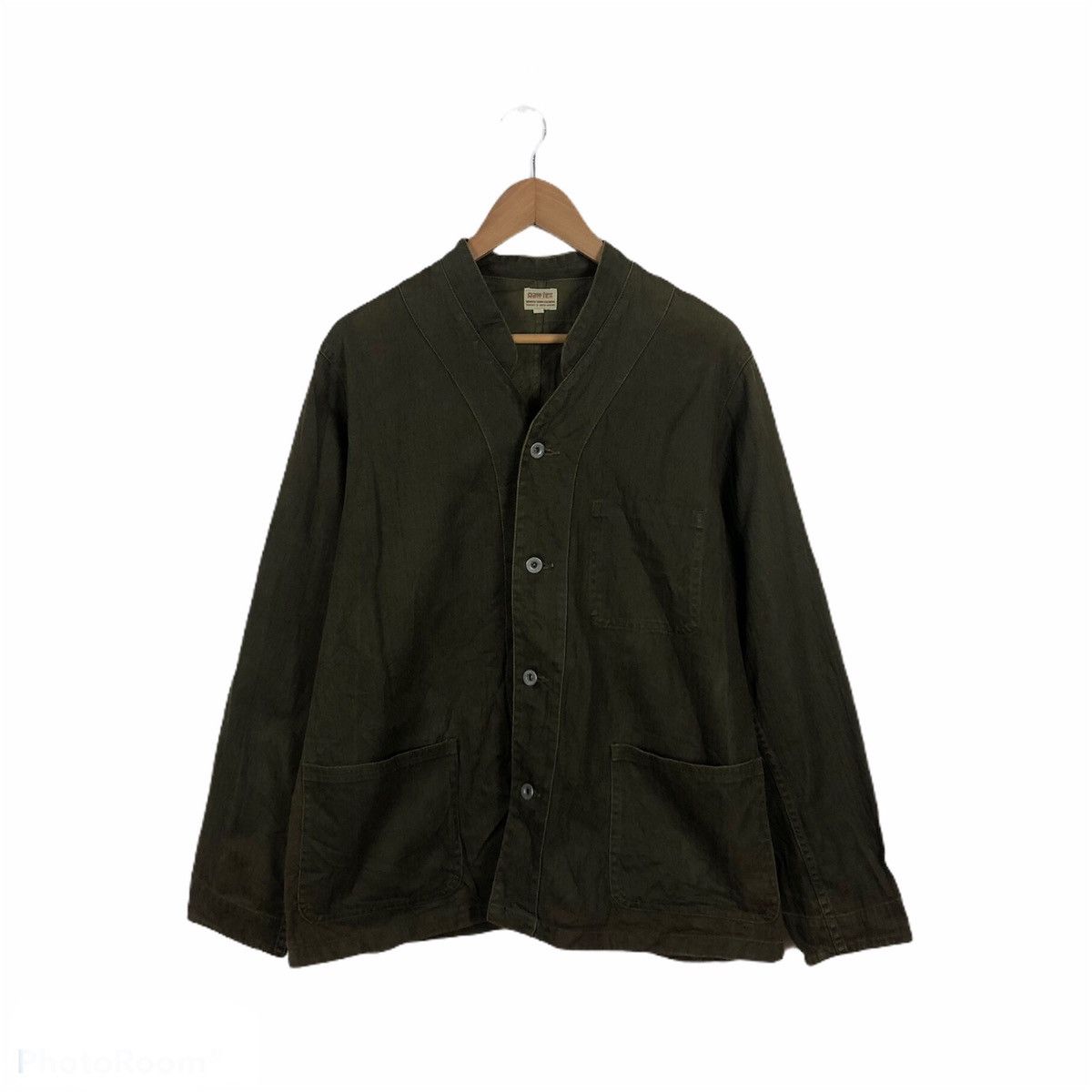 RAW-TEX BUTTON JACKET MILITARY DESIGN