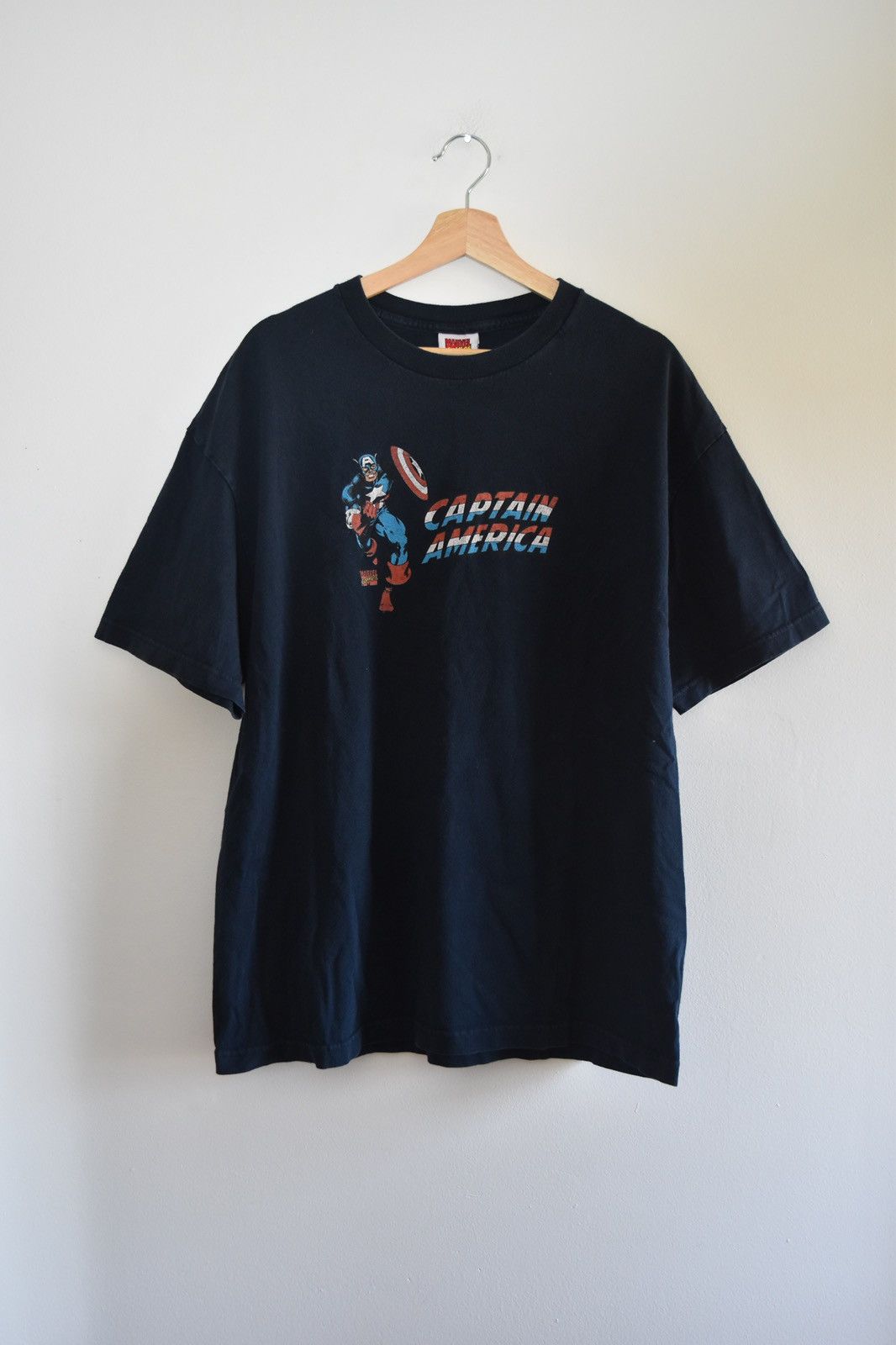 Marvel Comics Early 2000s Marvel Captain America 2006 Cartoon Movie Tee Size US XL / EU 56 / 4 - 1 Thumbnail