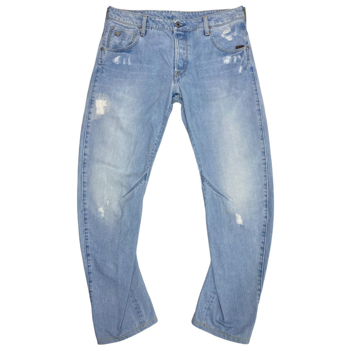 G-Star 🔥LASTDROP🔥 Arc 3D Slim Distressed Style Denim Jeans Pants Size US 33 - 1 Thumbnail