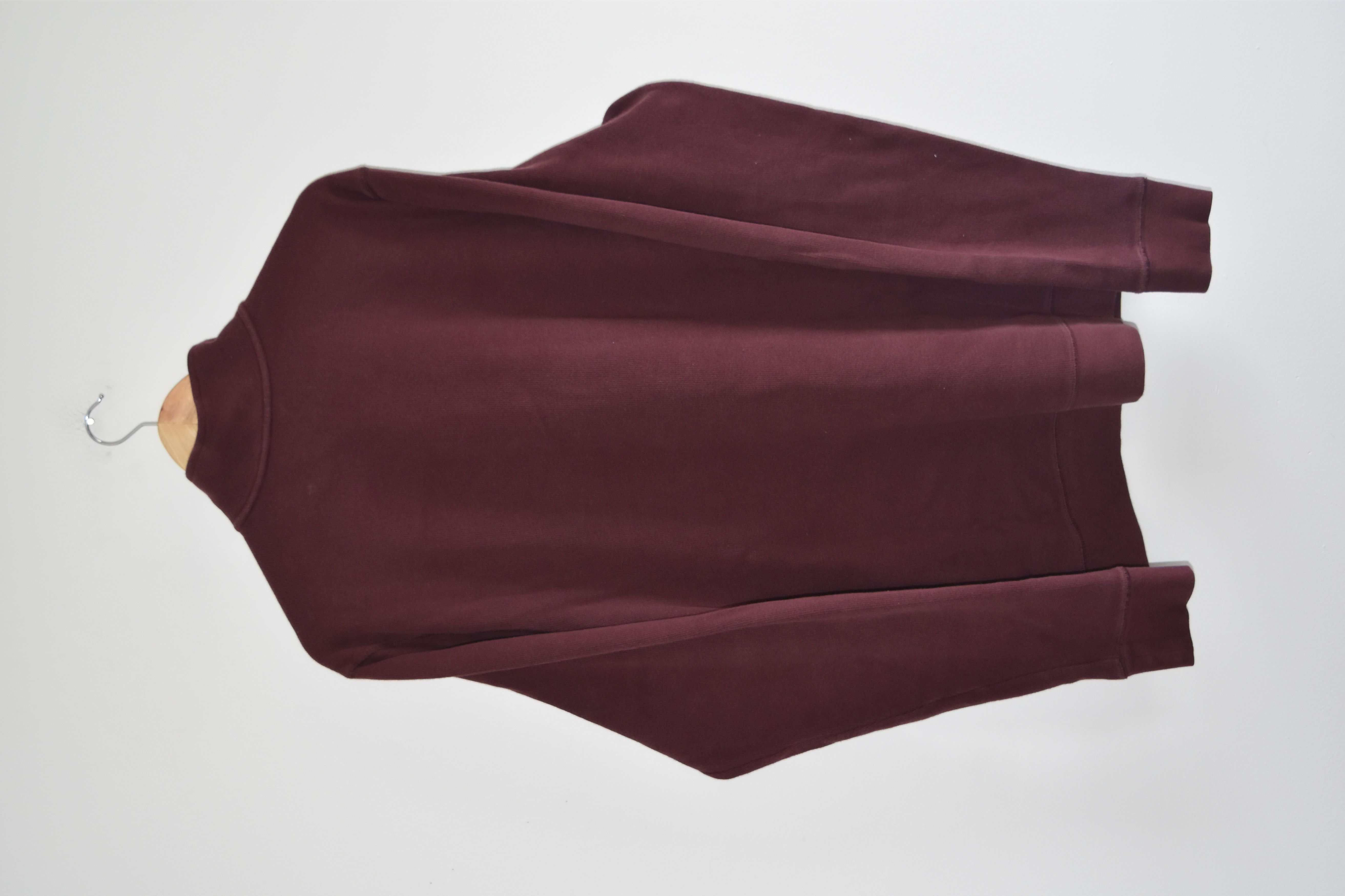 Carhartt Carhartt Maroon Quarter Zipped Sweatshirt Size US L / EU 52-54 / 3 - 2 Thumbnail