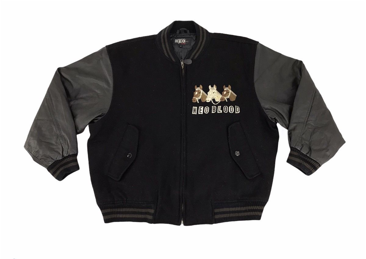 Vintage Vintage Neo Blood For men Varsity Jacket Wool Quilted Inner Size US M / EU 48-50 / 2 - 2 Thumbnail