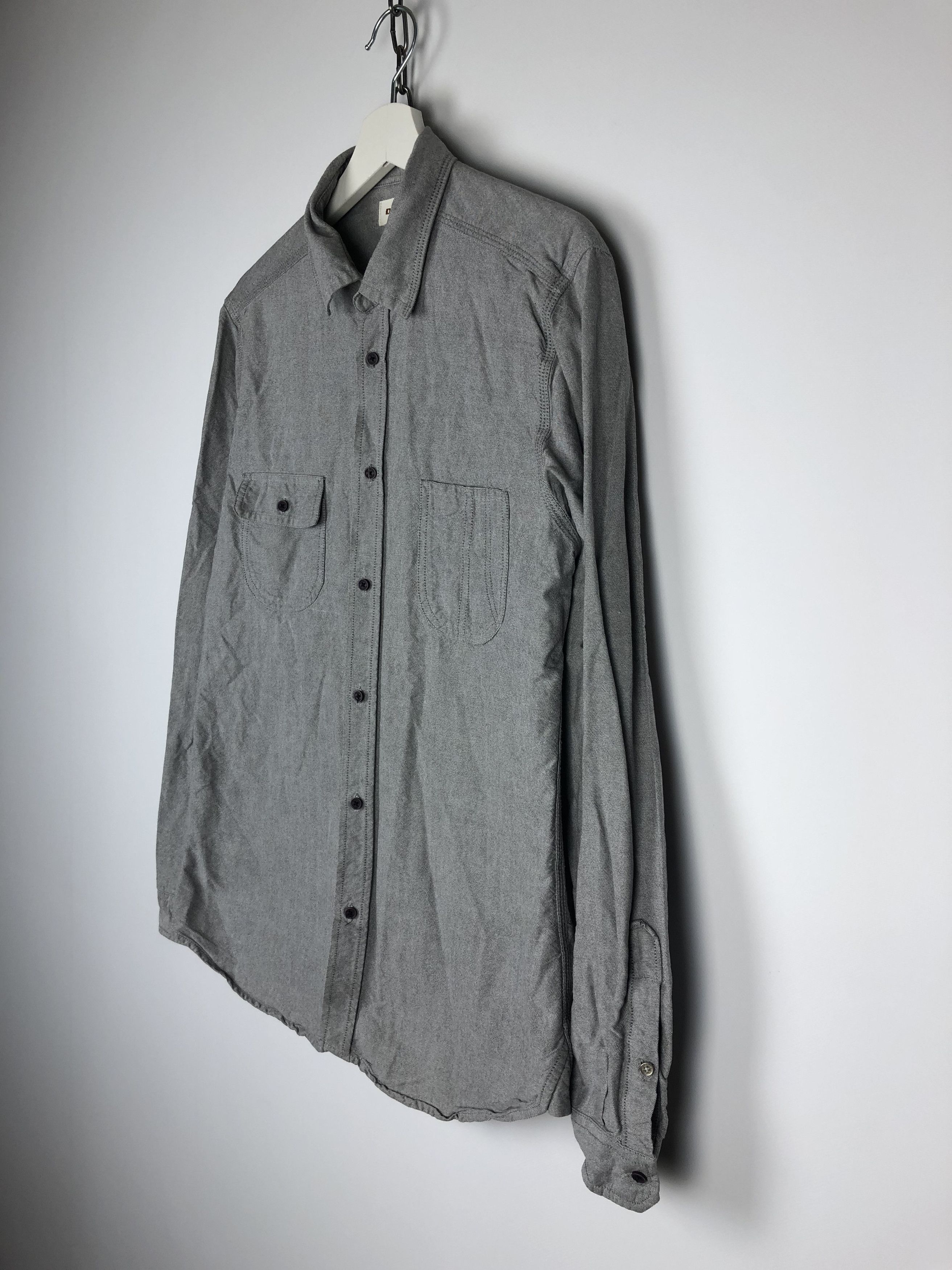 Diesel DIESEL SHIRT BUTTON DOWN GRAY SIZE L Size US L / EU 52-54 / 3 - 4 Thumbnail