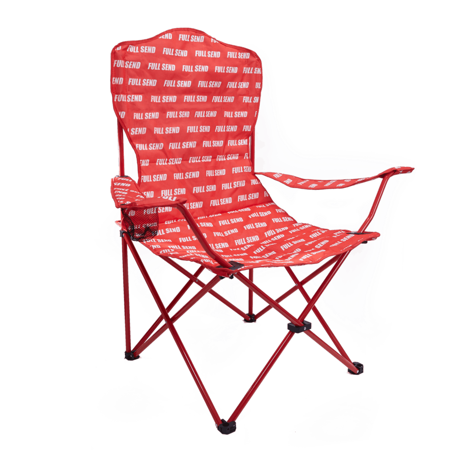 Full Send Red Fullsend Nelk Boys Lawn Chair Size ONE SIZE - 2 Thumbnail
