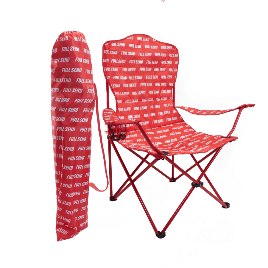Full Send Red Fullsend Nelk Boys Lawn Chair Size ONE SIZE - 1 Thumbnail
