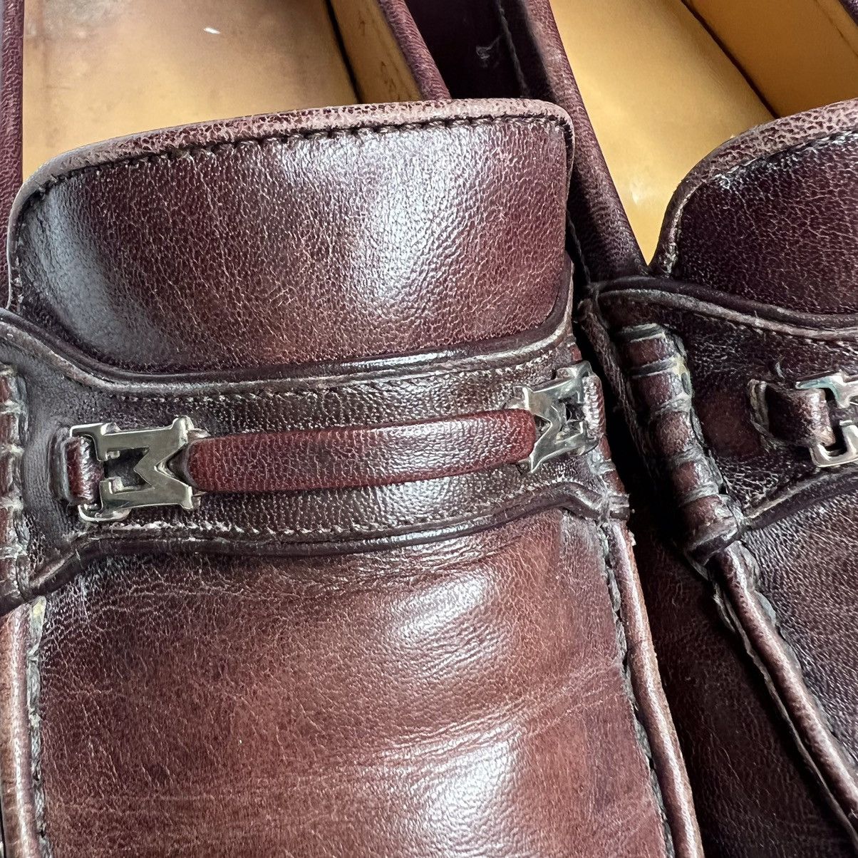 Bruno Magli Bruno Magli Genoa Horsebit M Logo Loafer • Burgundy Leather Size US 9.5 / EU 42-43 - 2 Thumbnail