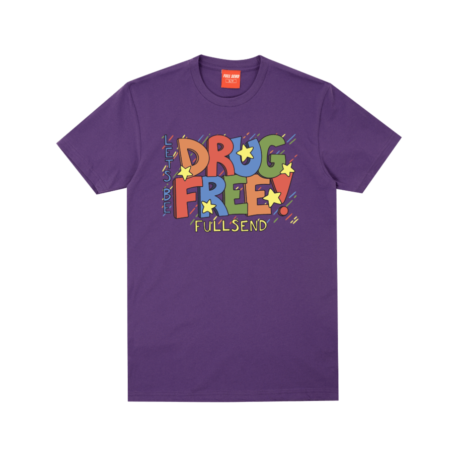 Full Send Fullsend Nelk Boys Drug Free Tee Shirt Size Medium Purple Size US S / EU 44-46 / 1 - 1 Thumbnail