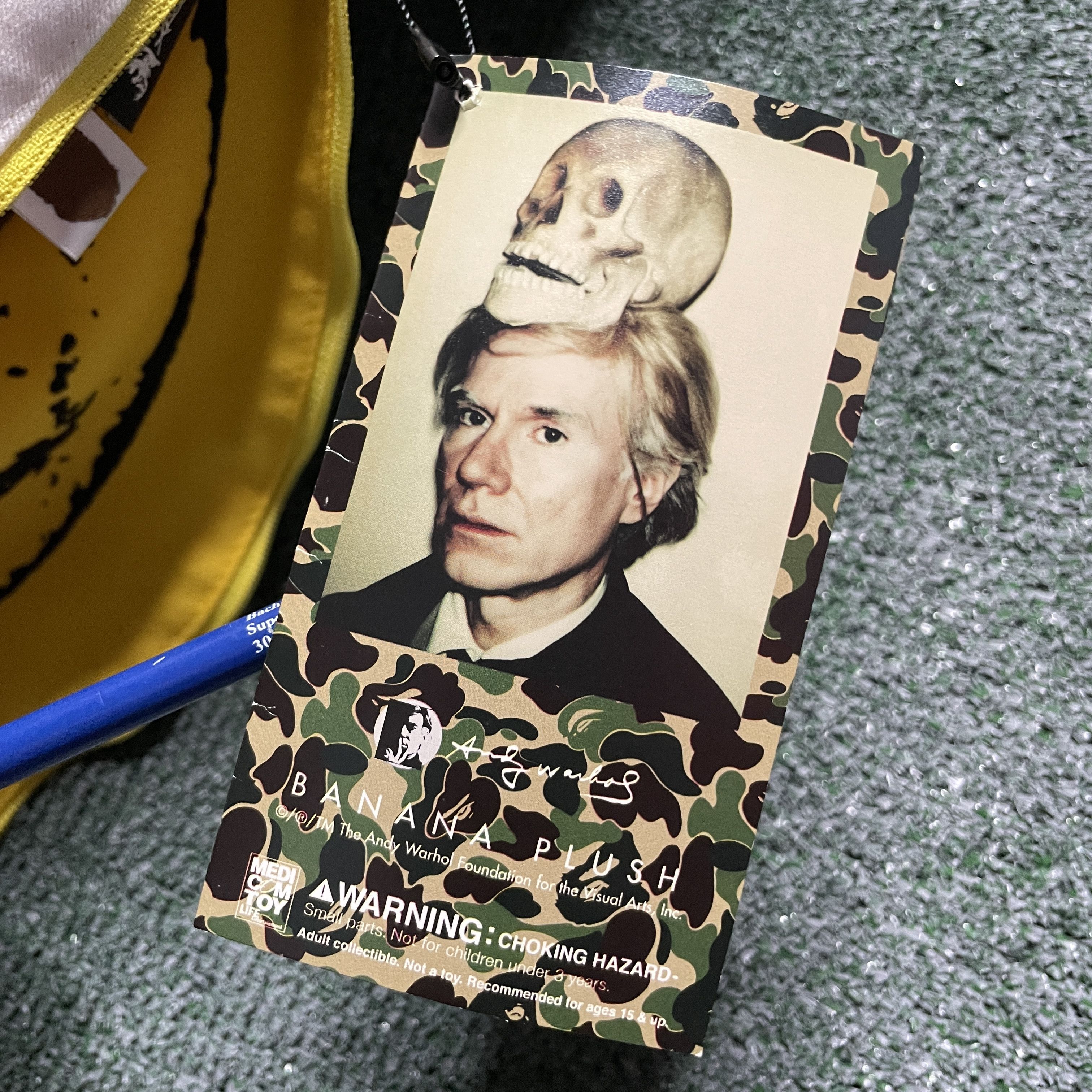 Andy Warhol BAPE ABC Camo Andy Warhol Banana Cushion (Medium) Size ONE SIZE - 6 Thumbnail
