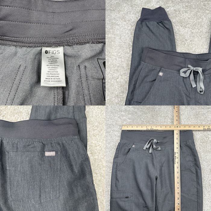 Figs Zamora Jogger Gray Scrub Pants Size: XS