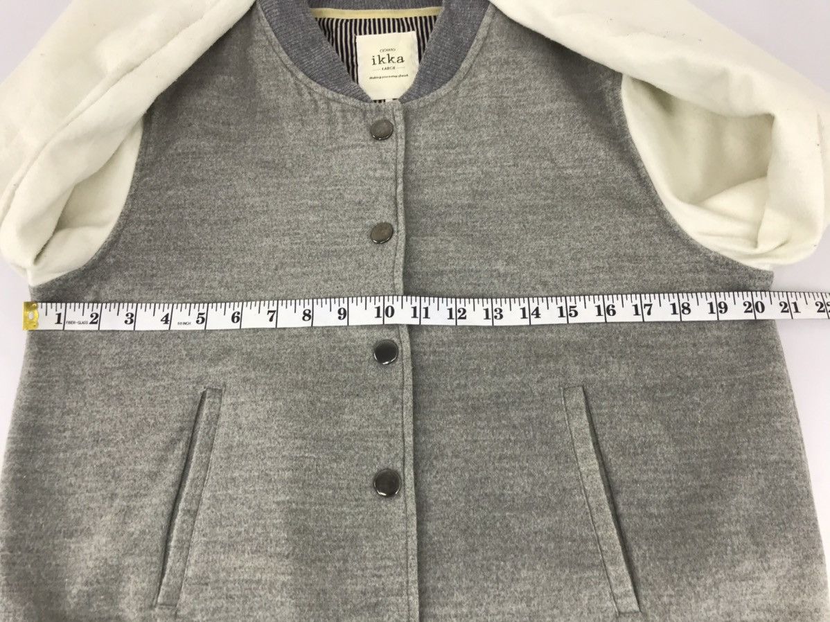 Japanese Brand Vintage Ciqueto Ikka Varsity Jacket Wool Street Fashion Size S / US 4 / IT 40 - 8 Thumbnail