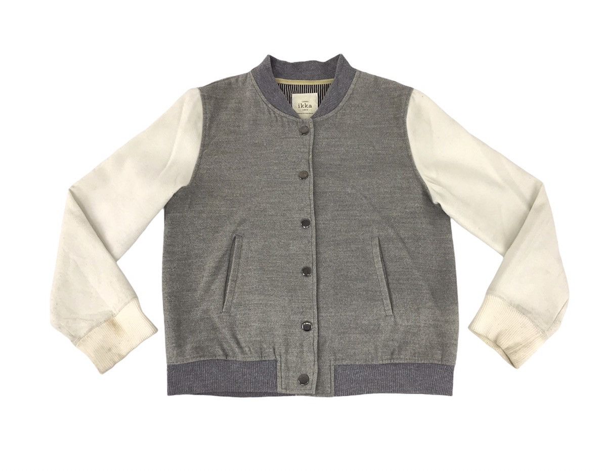 Japanese Brand Vintage Ciqueto Ikka Varsity Jacket Wool Street Fashion Size S / US 4 / IT 40 - 1 Thumbnail