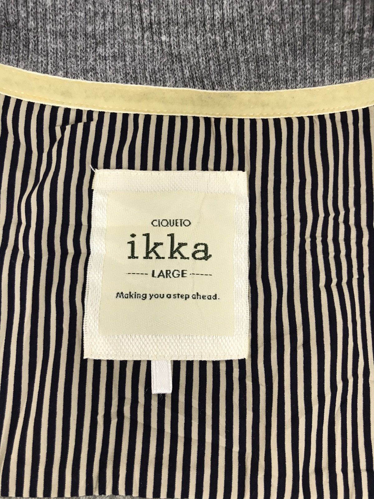 Japanese Brand Vintage Ciqueto Ikka Varsity Jacket Wool Street Fashion Size S / US 4 / IT 40 - 4 Thumbnail