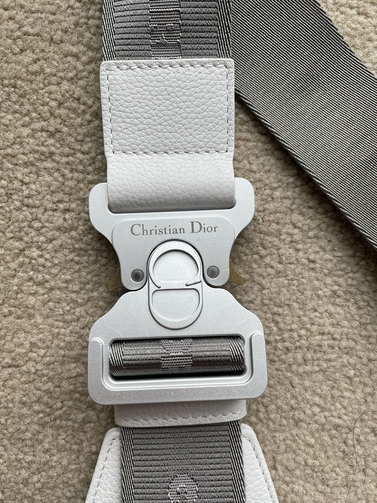 Alyx × Dior Dior Men’s Saddle Bag FW19 in White Size ONE SIZE - 6 Thumbnail