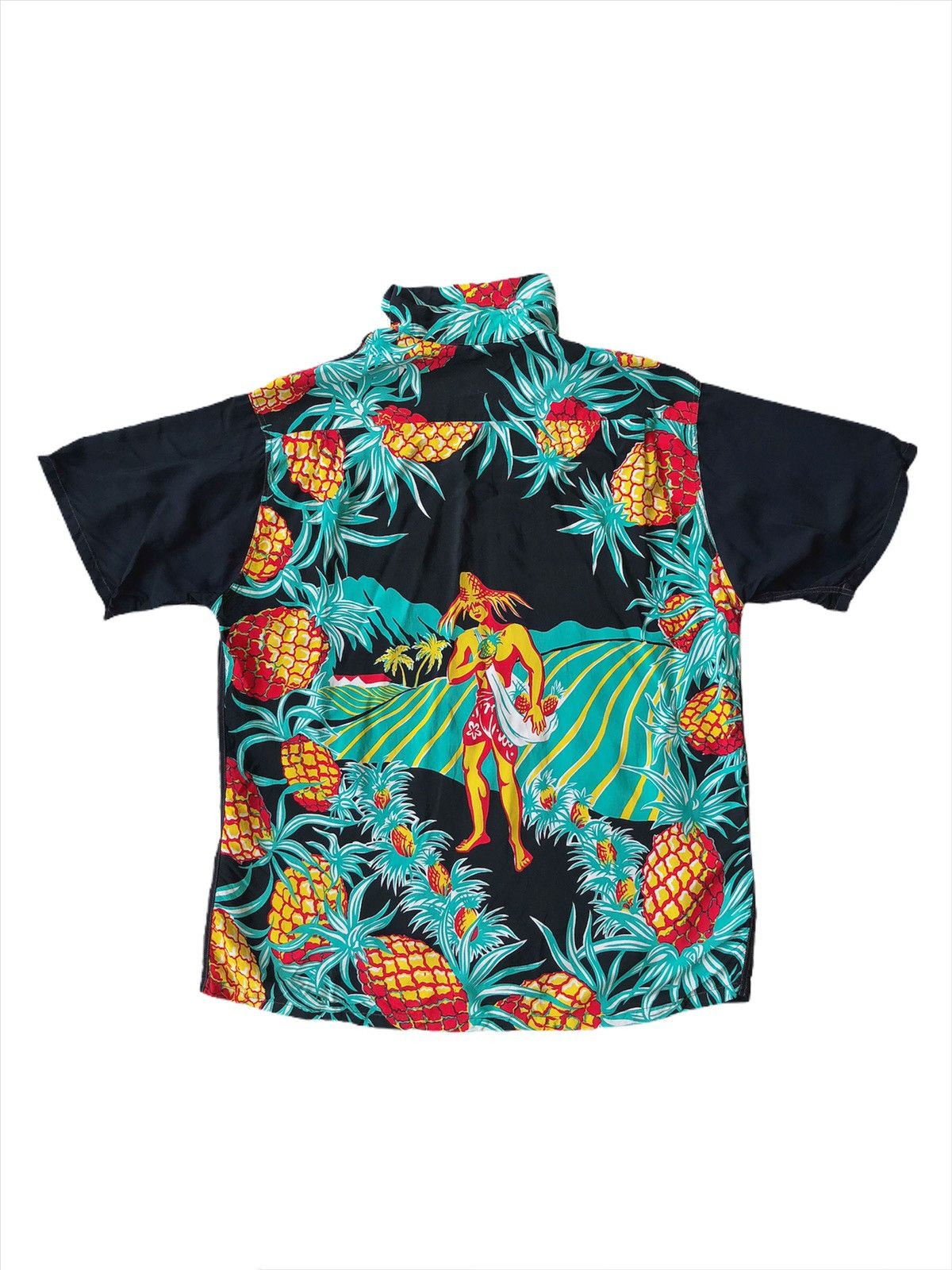 Sun Surf RARE🔥Sun Surf "Pineapple Picker" Rayon Hawaiian Shirt Size US M / EU 48-50 / 2 - 2 Thumbnail