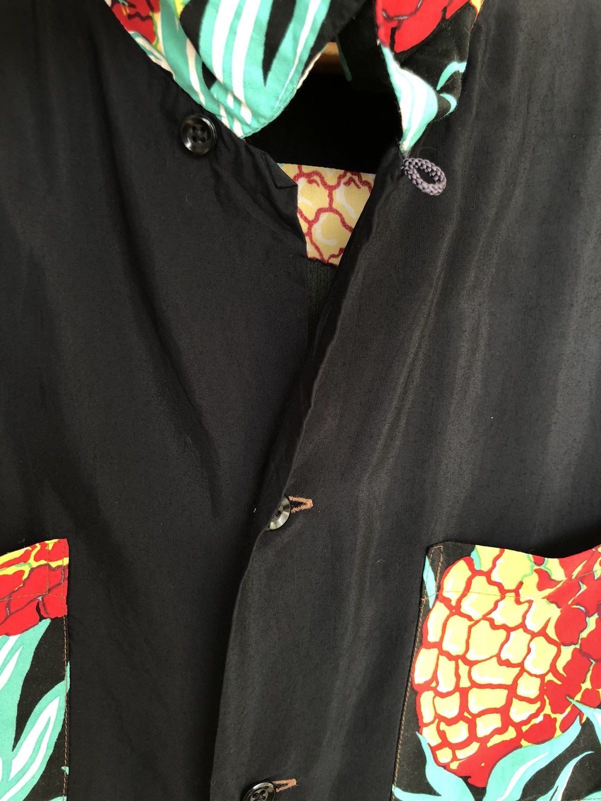 Sun Surf RARE🔥Sun Surf "Pineapple Picker" Rayon Hawaiian Shirt Size US M / EU 48-50 / 2 - 7 Thumbnail