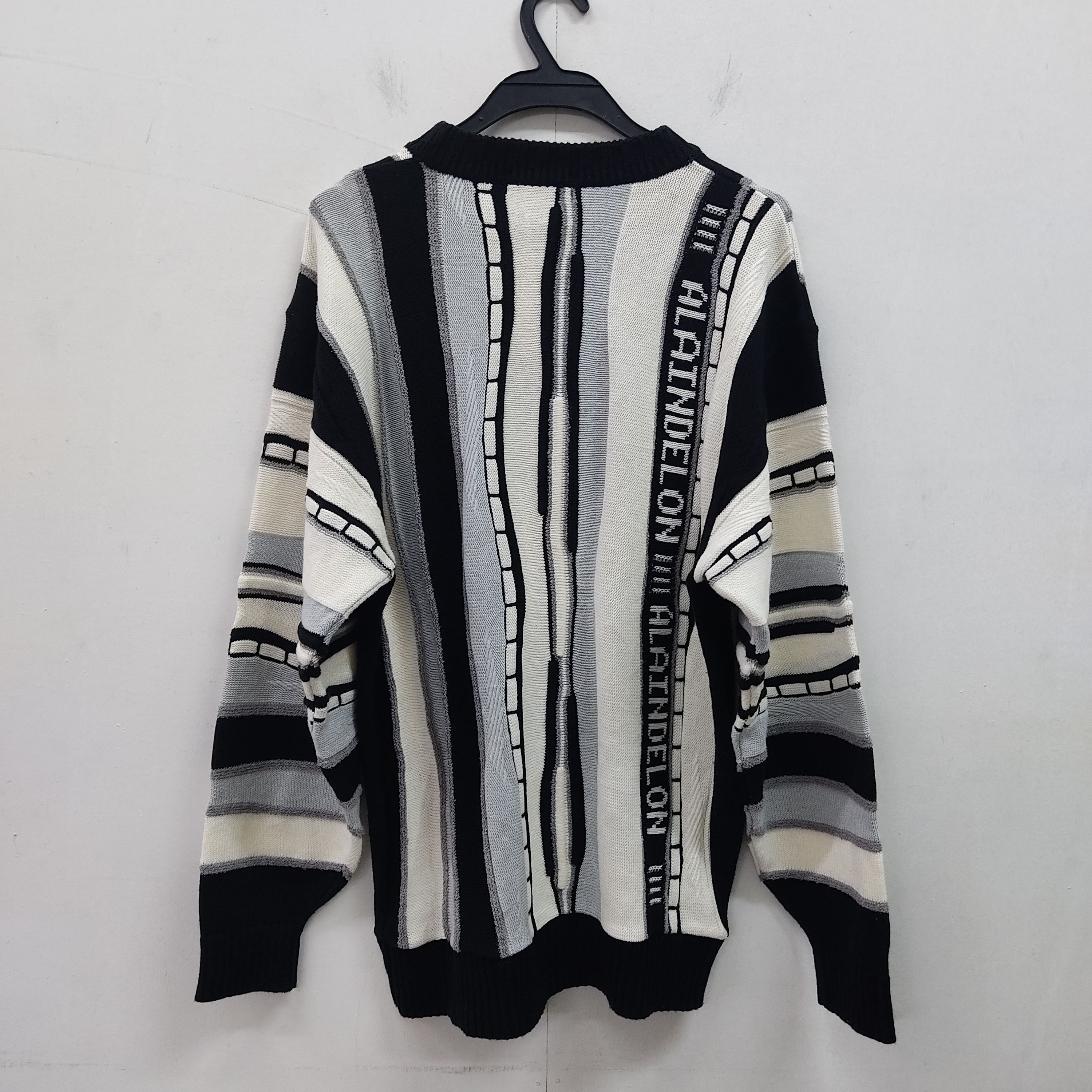Designer × Other Alain Delon Paris Stripe Like Coogi Knitwear Jumper Size US M / EU 48-50 / 2 - 11 Thumbnail