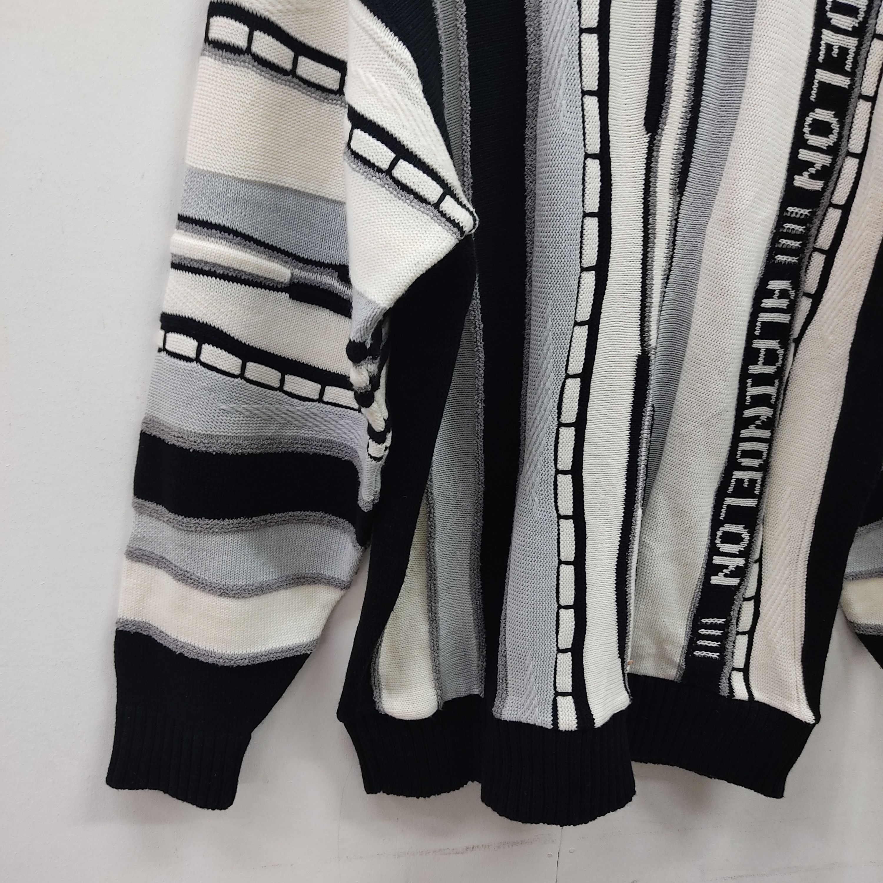 Designer × Other Alain Delon Paris Stripe Like Coogi Knitwear Jumper Size US M / EU 48-50 / 2 - 8 Thumbnail