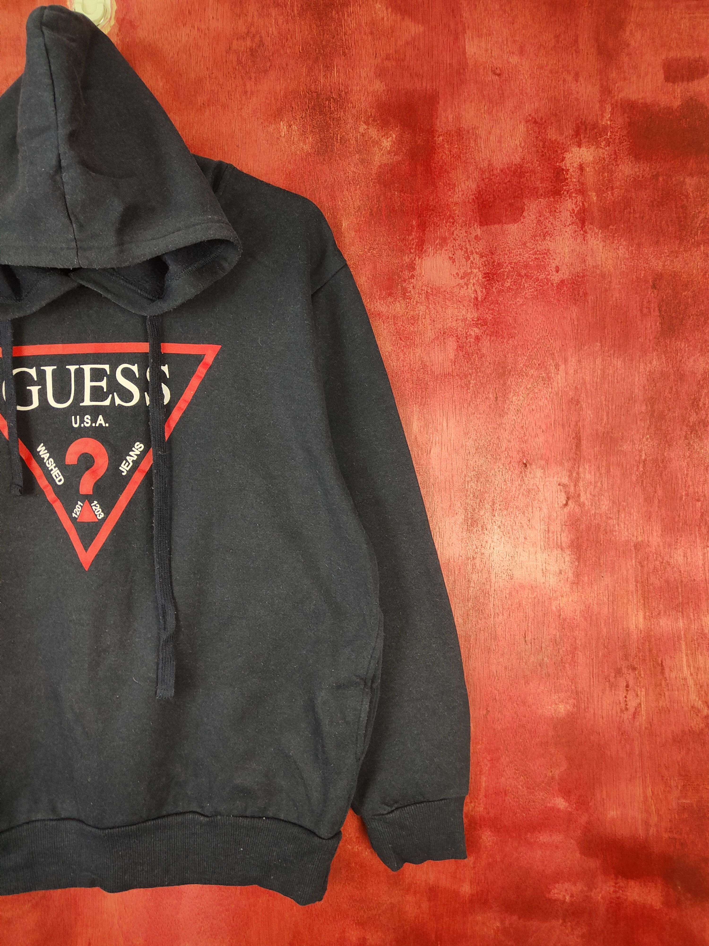 Guess Guess Dark Blue Hoodie Sweatshirt #5285 Size M / US 6-8 / IT 42-44 - 7 Thumbnail