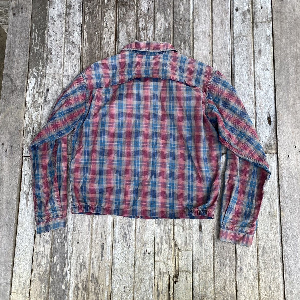 Sugar Cane Thrashed Faded Vintage Sugar Cane Zipper Jacket ERD GRUNGE Size US M / EU 48-50 / 2 - 4 Thumbnail