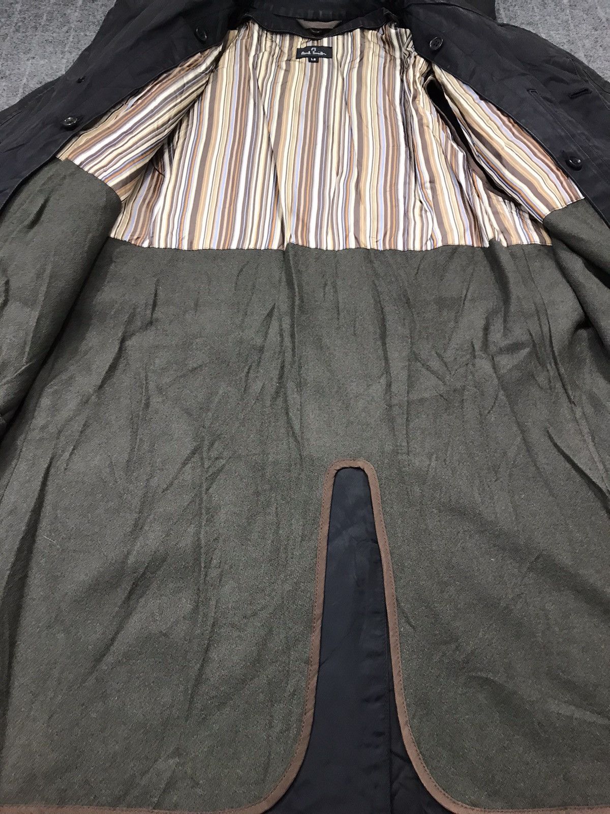 Designer × Paul Smith Paul Smith London Trench Coat Plain Button K2073j Size US L / EU 52-54 / 3 - 5 Thumbnail