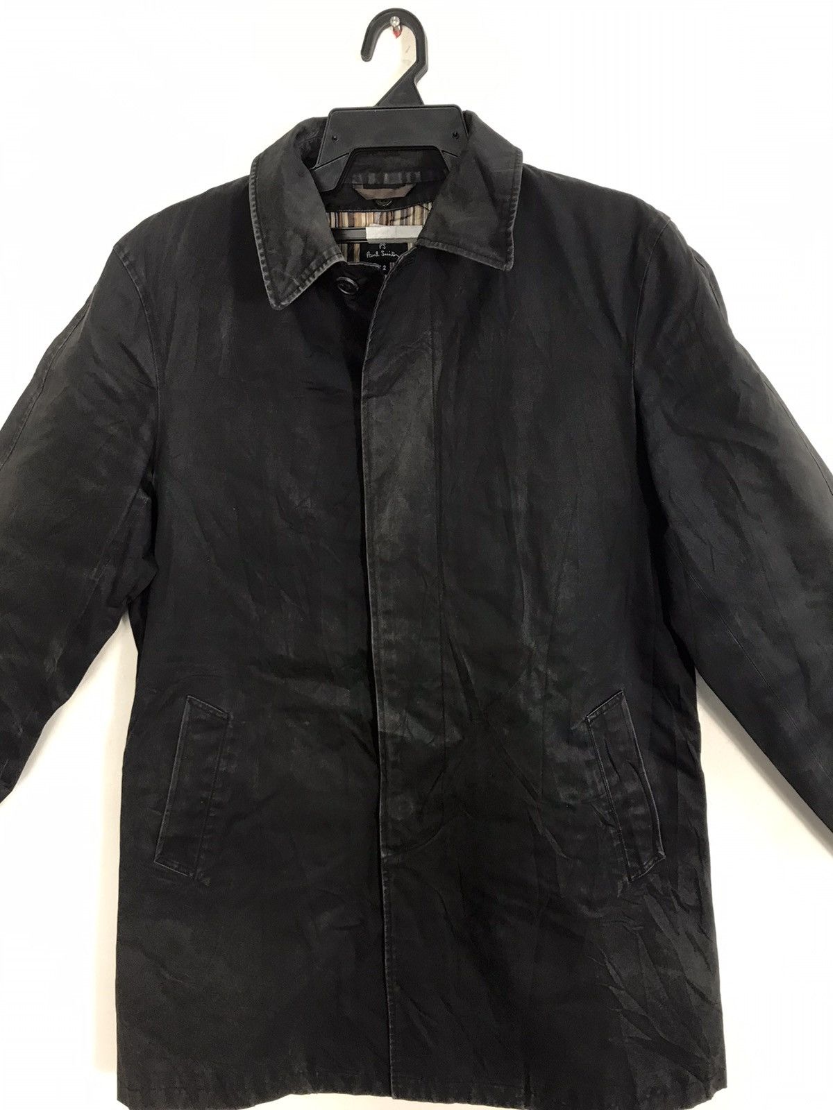 Designer × Paul Smith Paul Smith London Trench Coat Plain Button K2073j Size US L / EU 52-54 / 3 - 2 Thumbnail