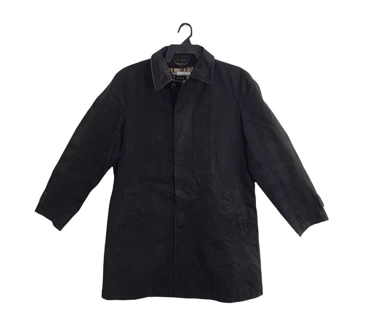 Designer × Paul Smith Paul Smith London Trench Coat Plain Button K2073j Size US L / EU 52-54 / 3 - 1 Thumbnail