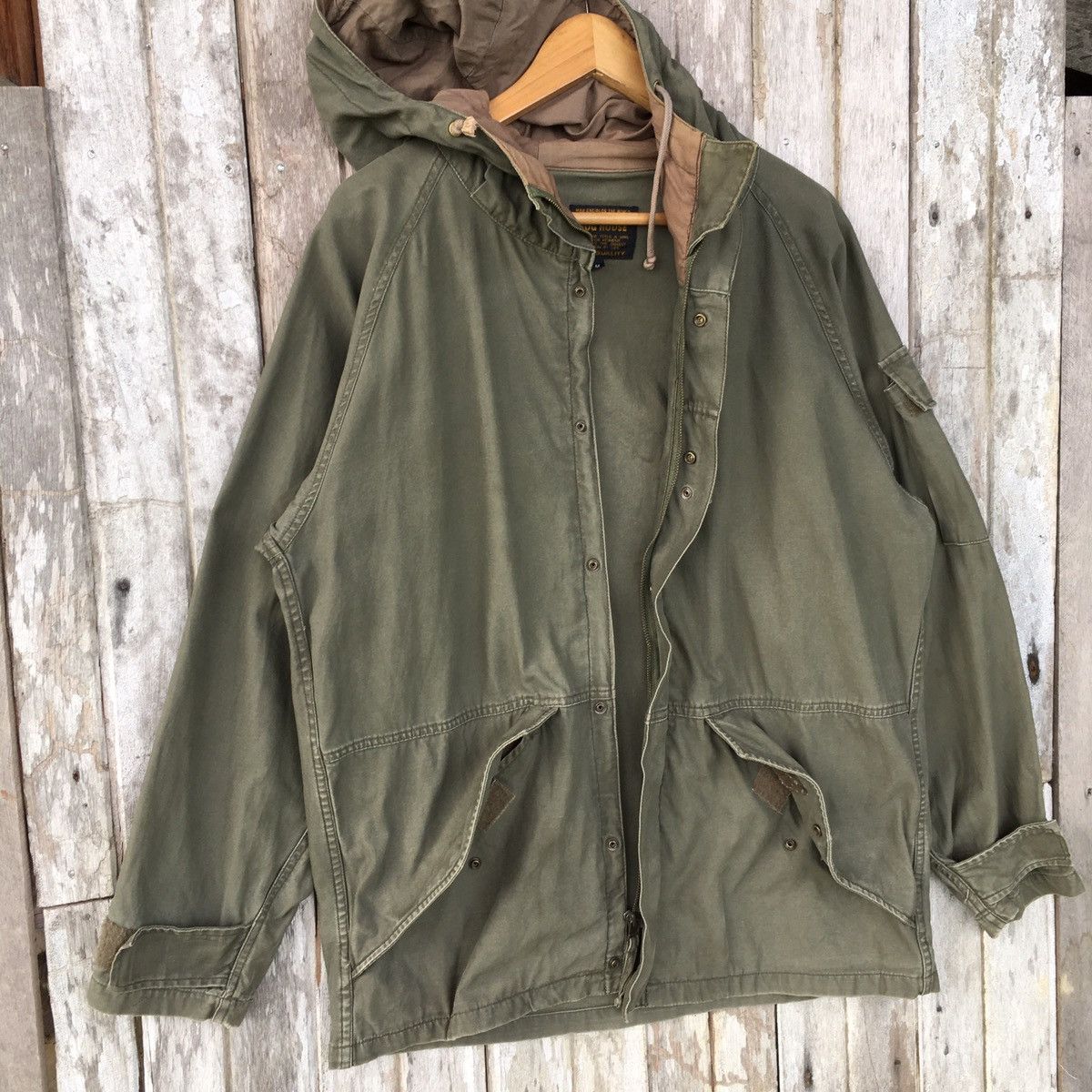 Japanese Brand Thrashed Faded Vintage Dog House Military ERD GRUNGE JACKET Size US M / EU 48-50 / 2 - 3 Thumbnail