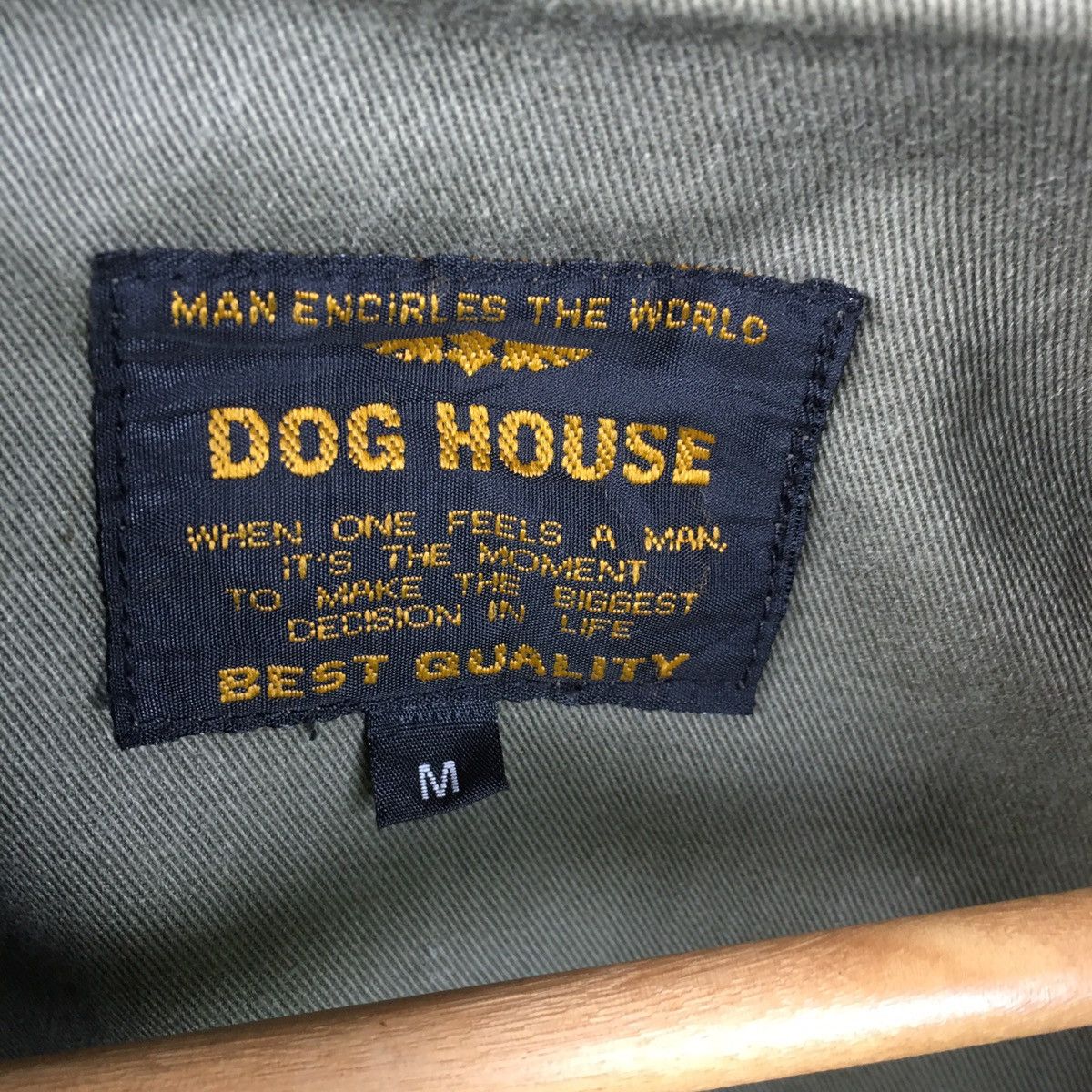 Japanese Brand Thrashed Faded Vintage Dog House Military ERD GRUNGE JACKET Size US M / EU 48-50 / 2 - 4 Thumbnail