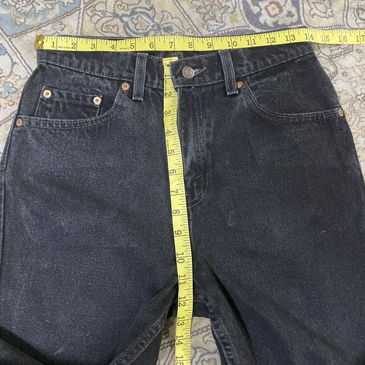 Levi's Vintage 90s Levis 517 Super Black Boot Cut Jeans Size 27" / US 4 / IT 40 - 18 Thumbnail