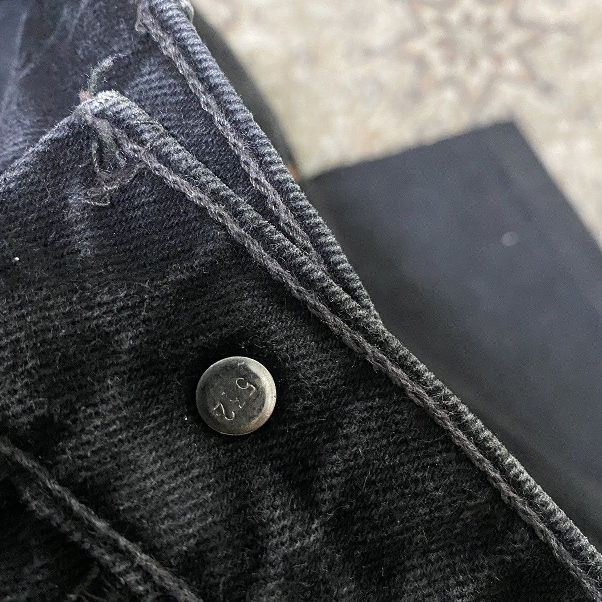 Levi's Vintage 90s Levis 517 Super Black Boot Cut Jeans Size 27" / US 4 / IT 40 - 15 Thumbnail