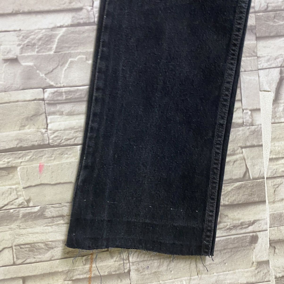 Levi's Vintage 90s Levis 517 Super Black Boot Cut Jeans Size 27" / US 4 / IT 40 - 8 Thumbnail
