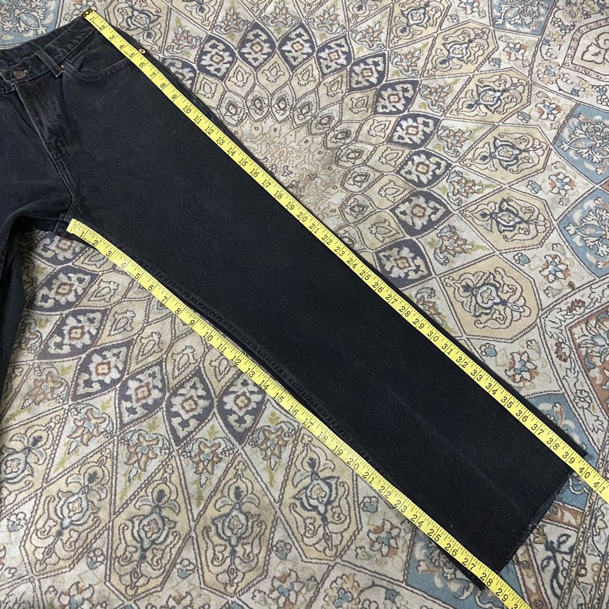 Levi's Vintage 90s Levis 517 Super Black Boot Cut Jeans Size 27" / US 4 / IT 40 - 19 Thumbnail
