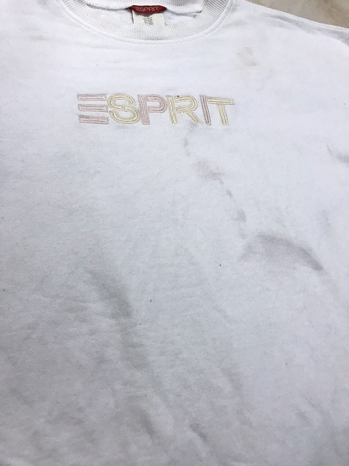 Esprit × Vintage Vintage ESPRIT Crewneck Big Logo Sweatshirt Rare Size US M / EU 48-50 / 2 - 3 Thumbnail