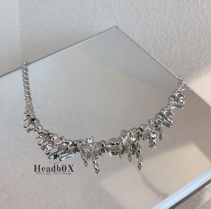 Jewelry Irregular Waterdrop Chokers Necklaces Size ONE SIZE - 3 Thumbnail