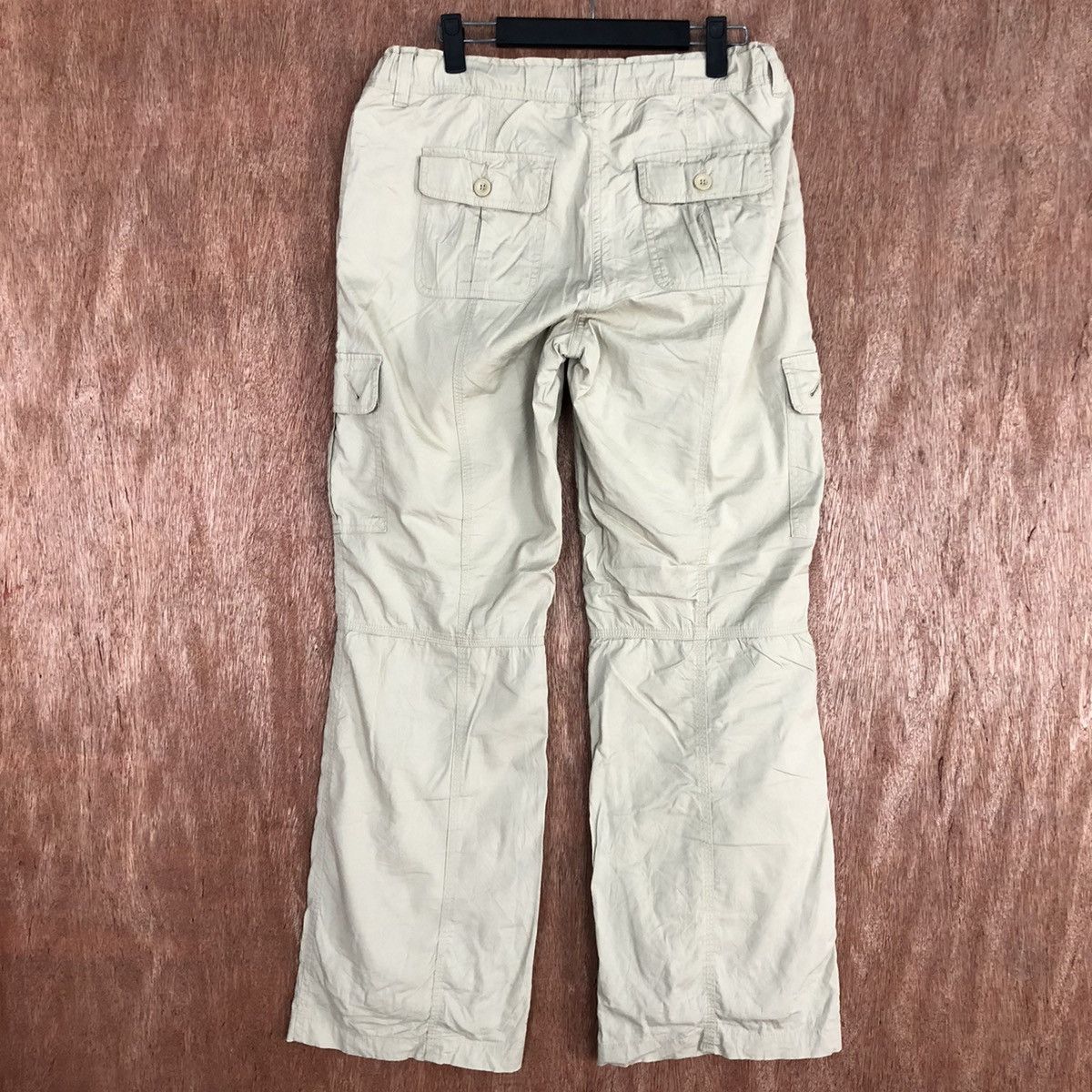 Japanese Brand Japan Cream MUltipocket cargo Pants #c662 Size US 27 - 7 Thumbnail