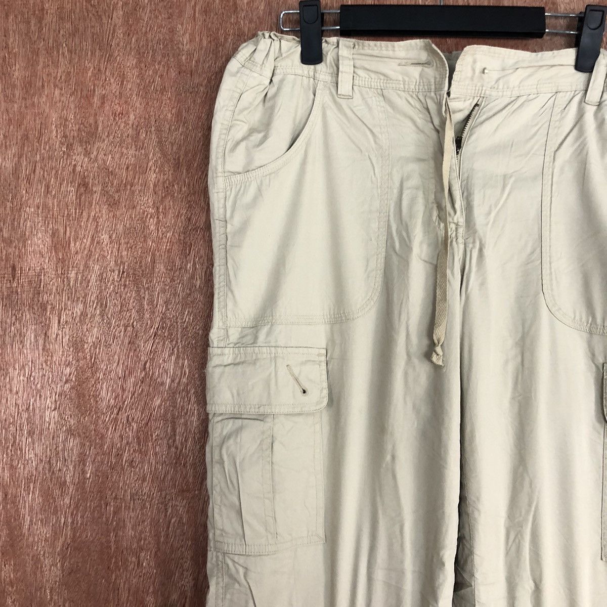 Japanese Brand Japan Cream MUltipocket cargo Pants #c662 Size US 27 - 5 Thumbnail