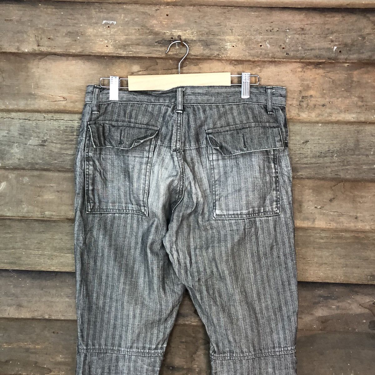 Japanese Brand × OVER THE STRiPES Blue Way company japan multipocket Grey Cargo Pants #6919 Size US 32 / EU 48 - 9 Thumbnail