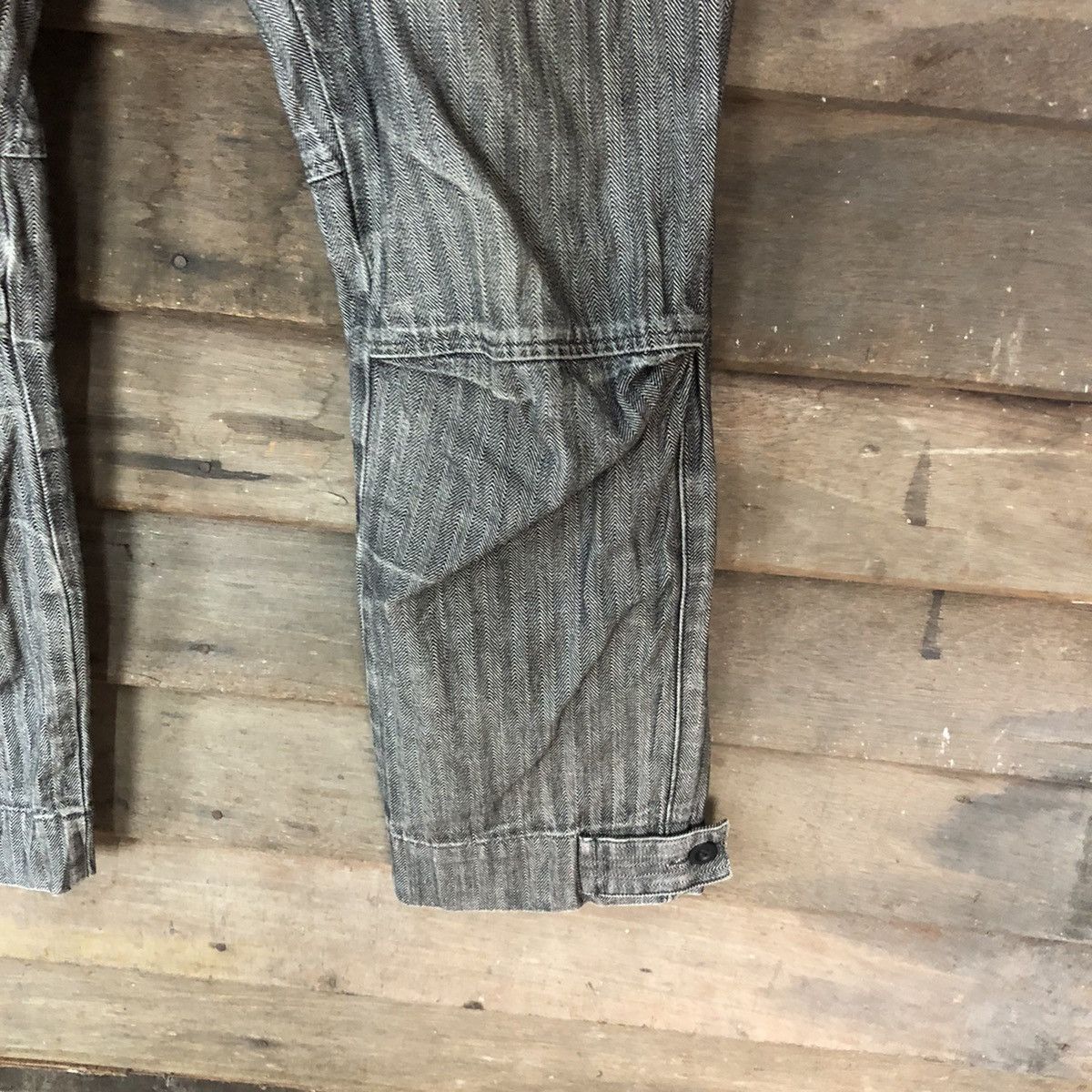 Japanese Brand × OVER THE STRiPES Blue Way company japan multipocket Grey Cargo Pants #6919 Size US 32 / EU 48 - 7 Thumbnail