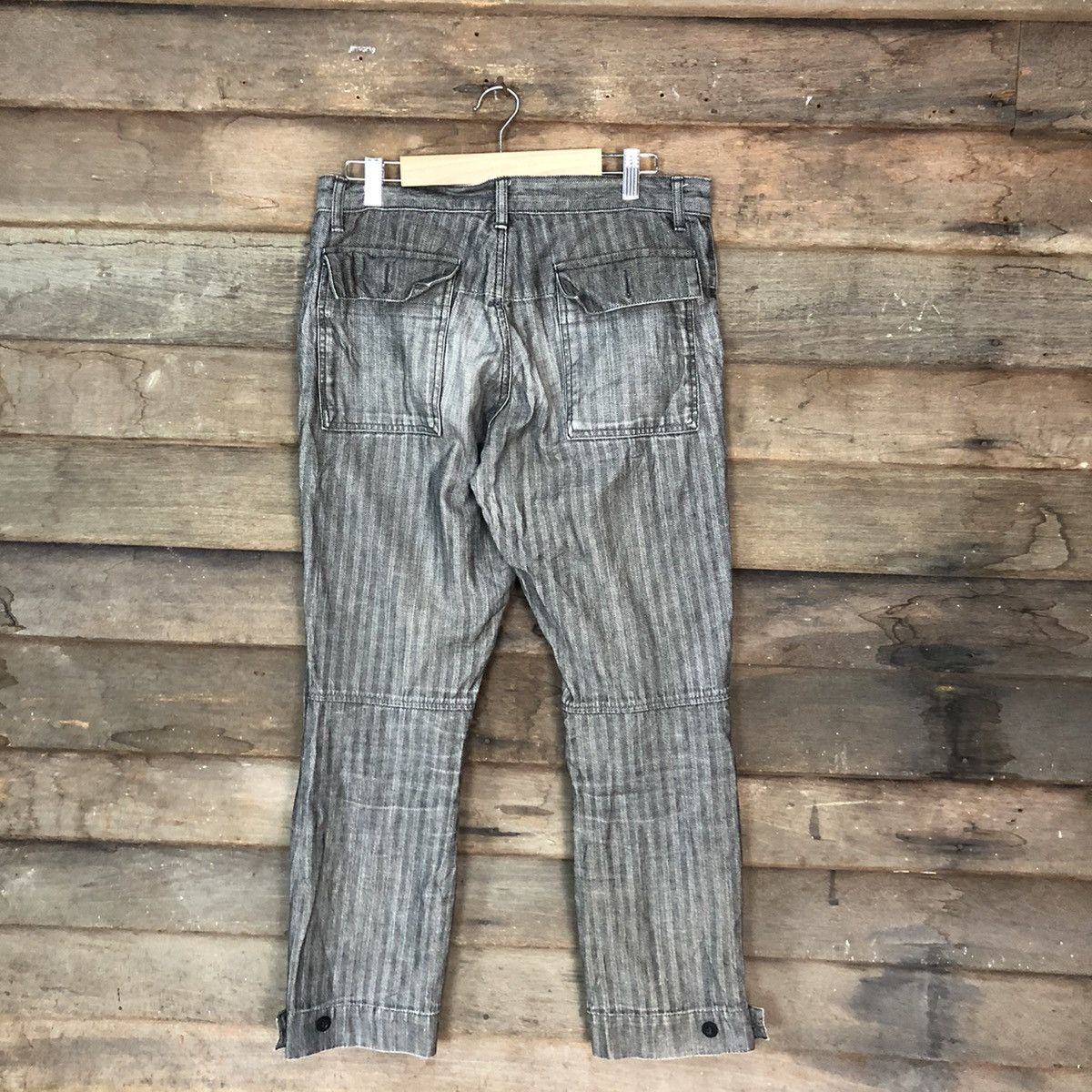 Japanese Brand × OVER THE STRiPES Blue Way company japan multipocket Grey Cargo Pants #6919 Size US 32 / EU 48 - 8 Thumbnail