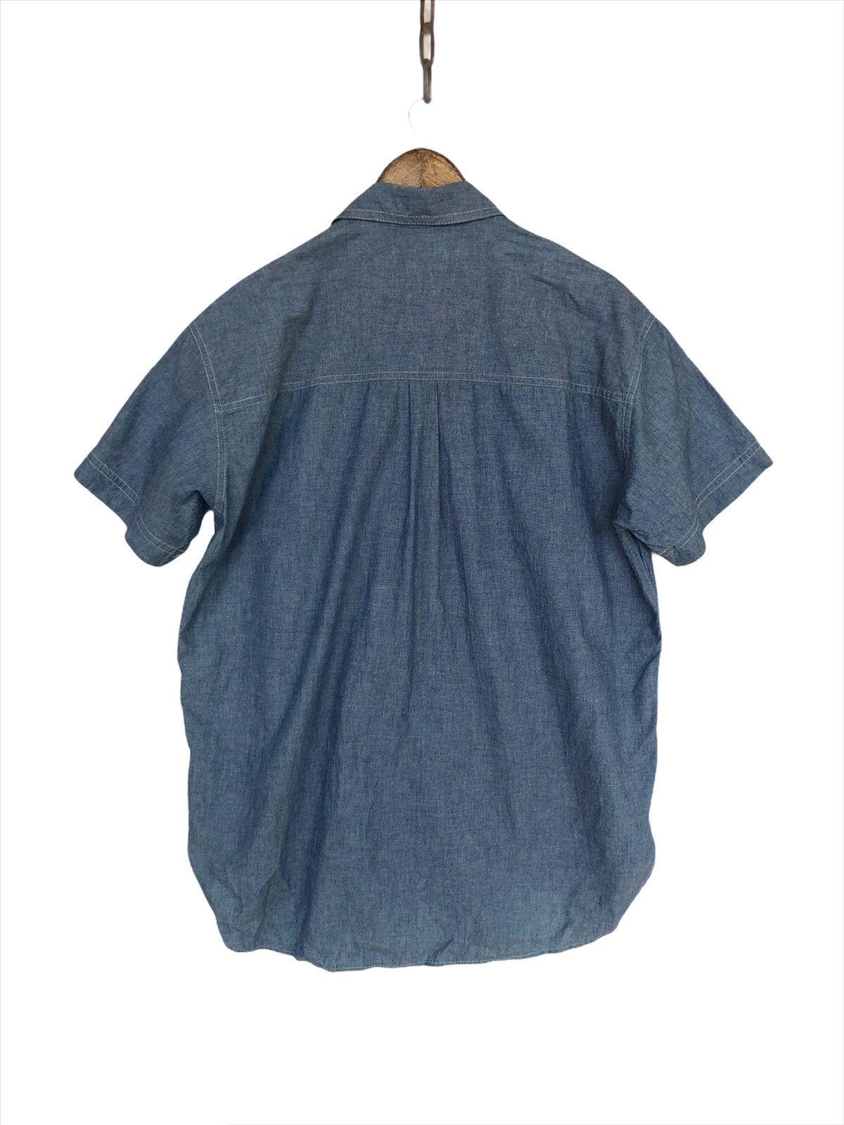 Hai Sporting Gear Issey Miyake Hai Sporting Gear Dnm Chambray Shirt Size US L / EU 52-54 / 3 - 5 Thumbnail