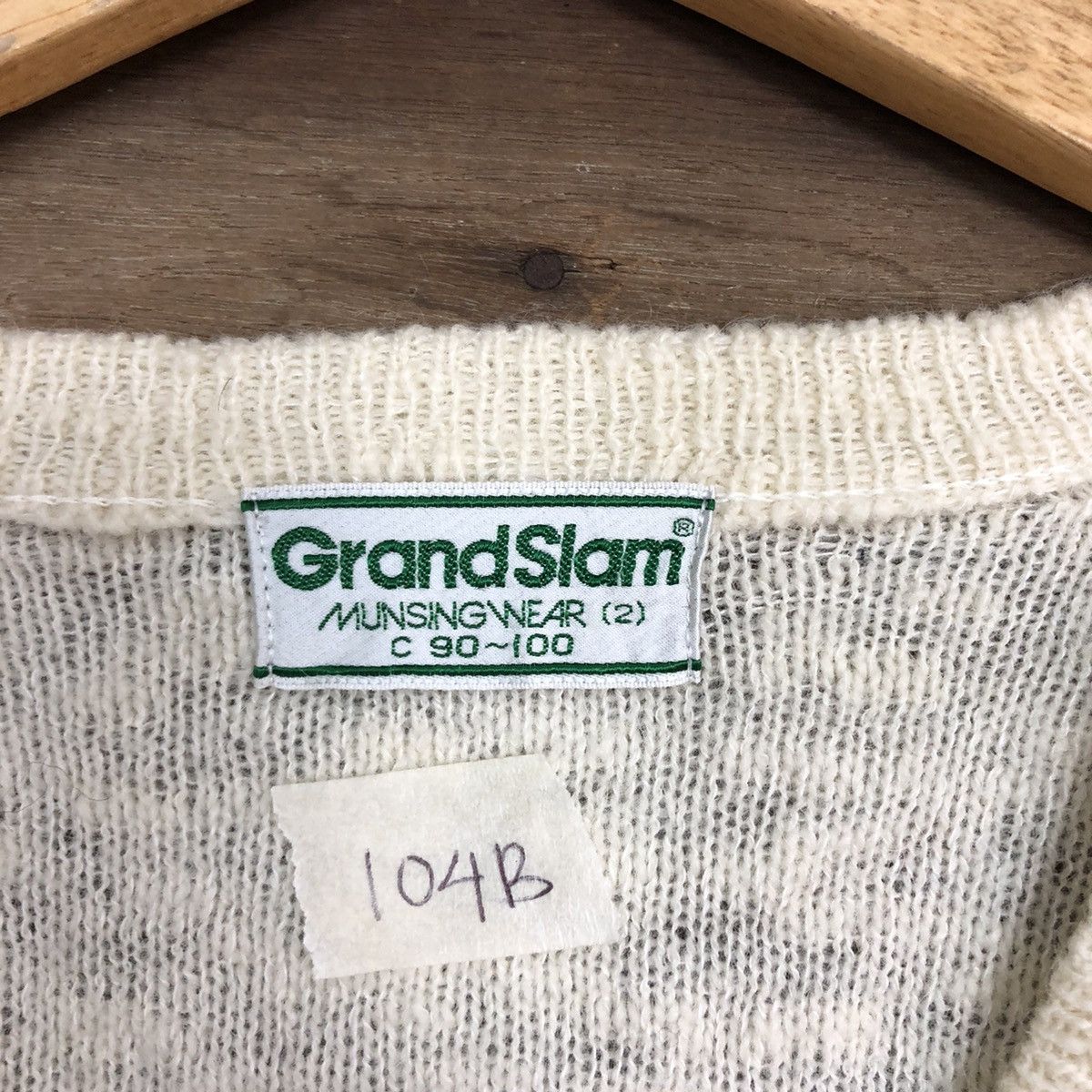 Vintage Grandslam vintage sweatshirt Cream Knitwear #104B Size US M / EU 48-50 / 2 - 11 Thumbnail