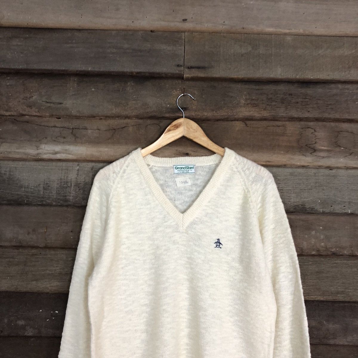 Vintage Grandslam vintage sweatshirt Cream Knitwear #104B Size US M / EU 48-50 / 2 - 9 Thumbnail