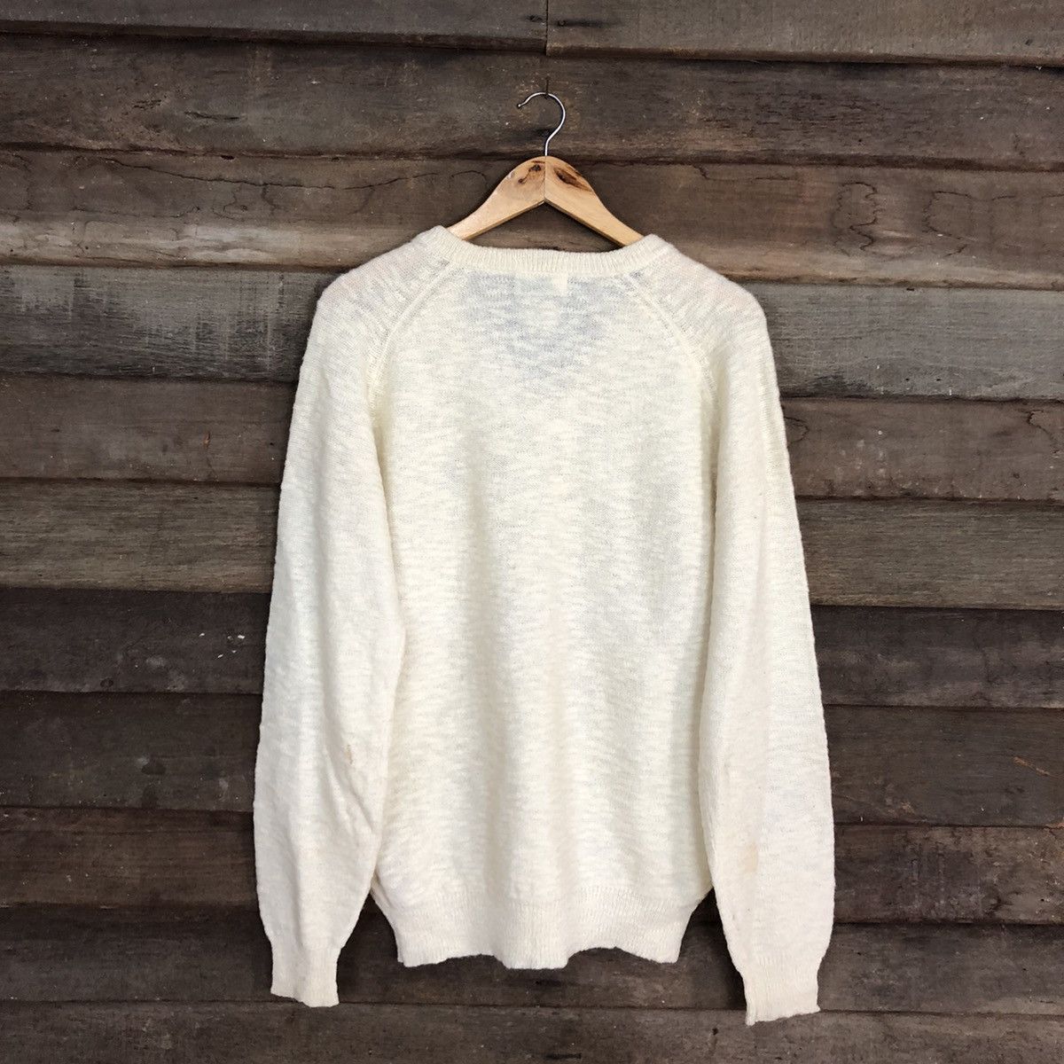 Vintage Grandslam vintage sweatshirt Cream Knitwear #104B Size US M / EU 48-50 / 2 - 12 Thumbnail
