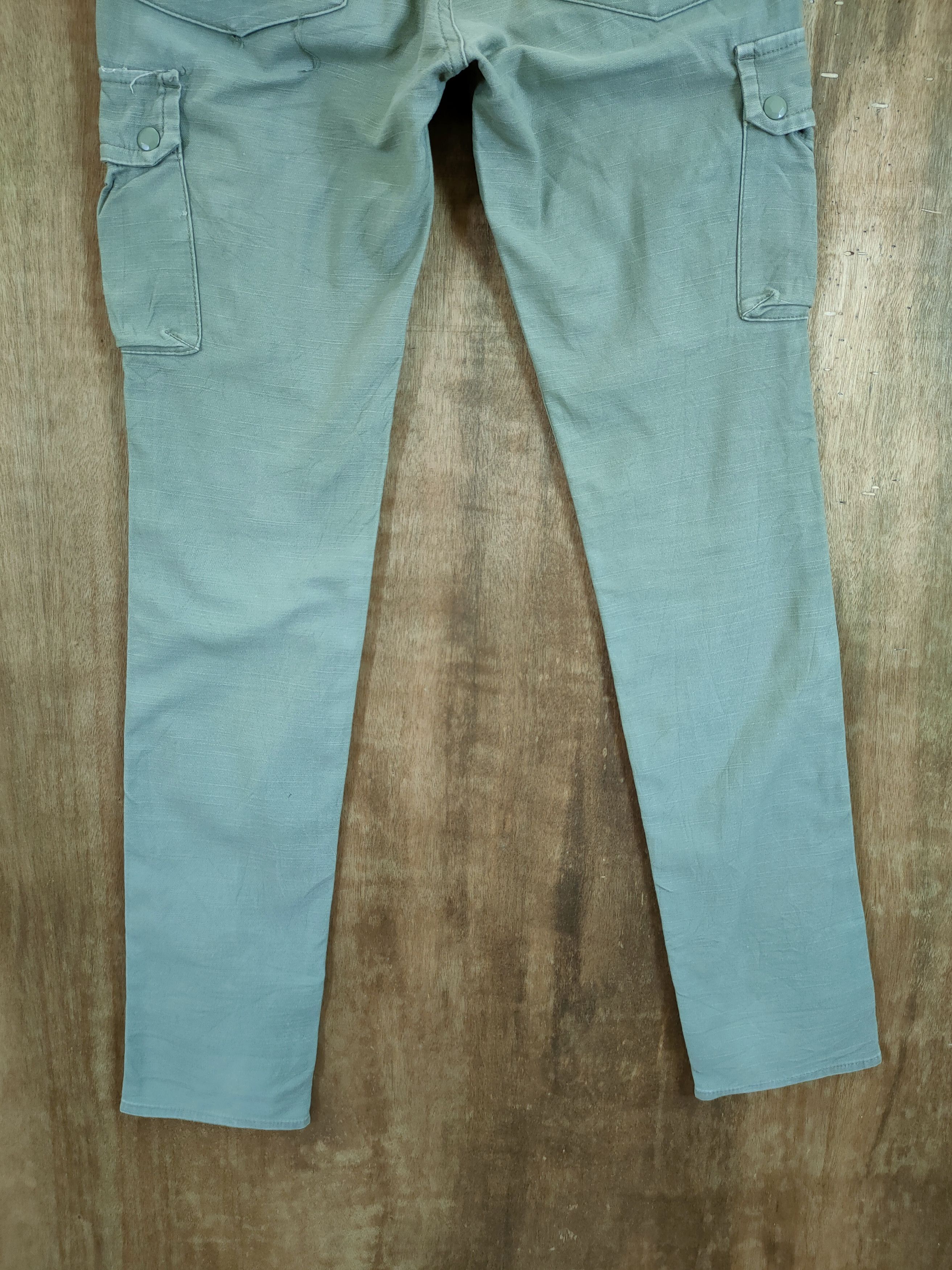 Japanese Brand Back Number japan green tactical cargo pants #46-836 Size US 28 / EU 44 - 6 Thumbnail