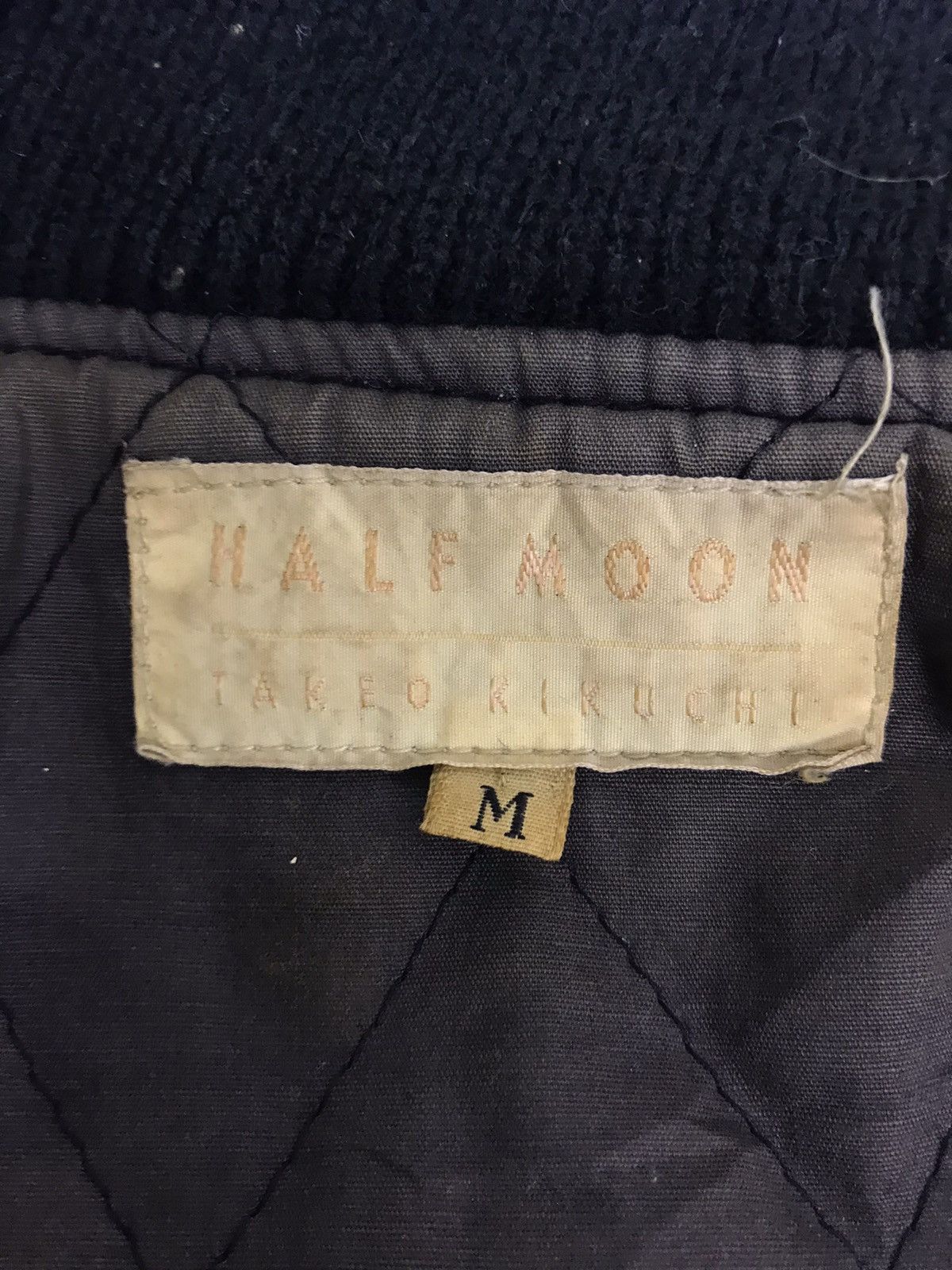 Japanese Brand × Takeo Kikuchi Half Moon Takeo Kikuchi Embroidery Varsity Leather Sleeve Size US L / EU 52-54 / 3 - 6 Thumbnail