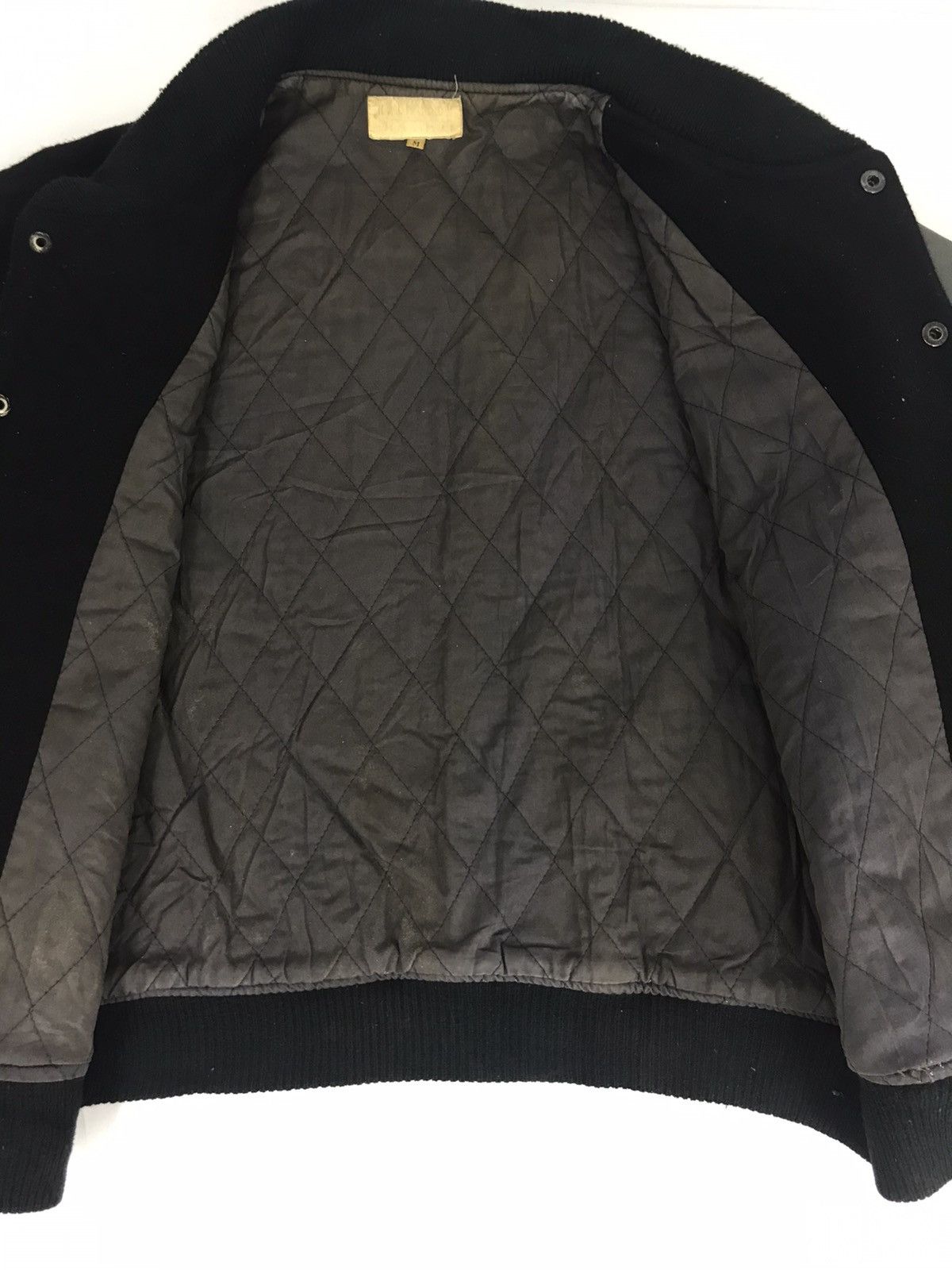 Japanese Brand × Takeo Kikuchi Half Moon Takeo Kikuchi Embroidery Varsity Leather Sleeve Size US L / EU 52-54 / 3 - 5 Thumbnail