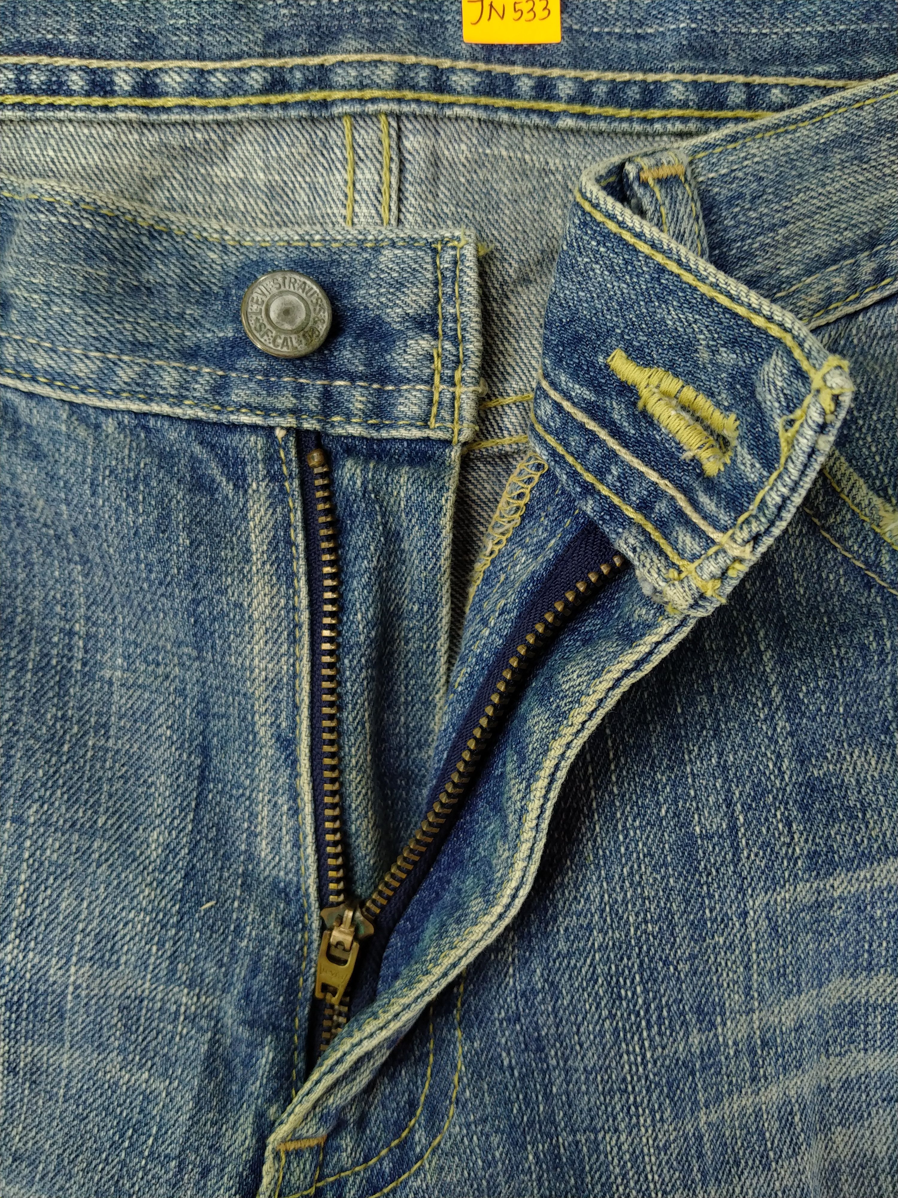 Levi's Faded Blue Vintage Levi's 533 Denim 32 x 28.5 -JN533 Size US 32 / EU 48 - 6 Thumbnail