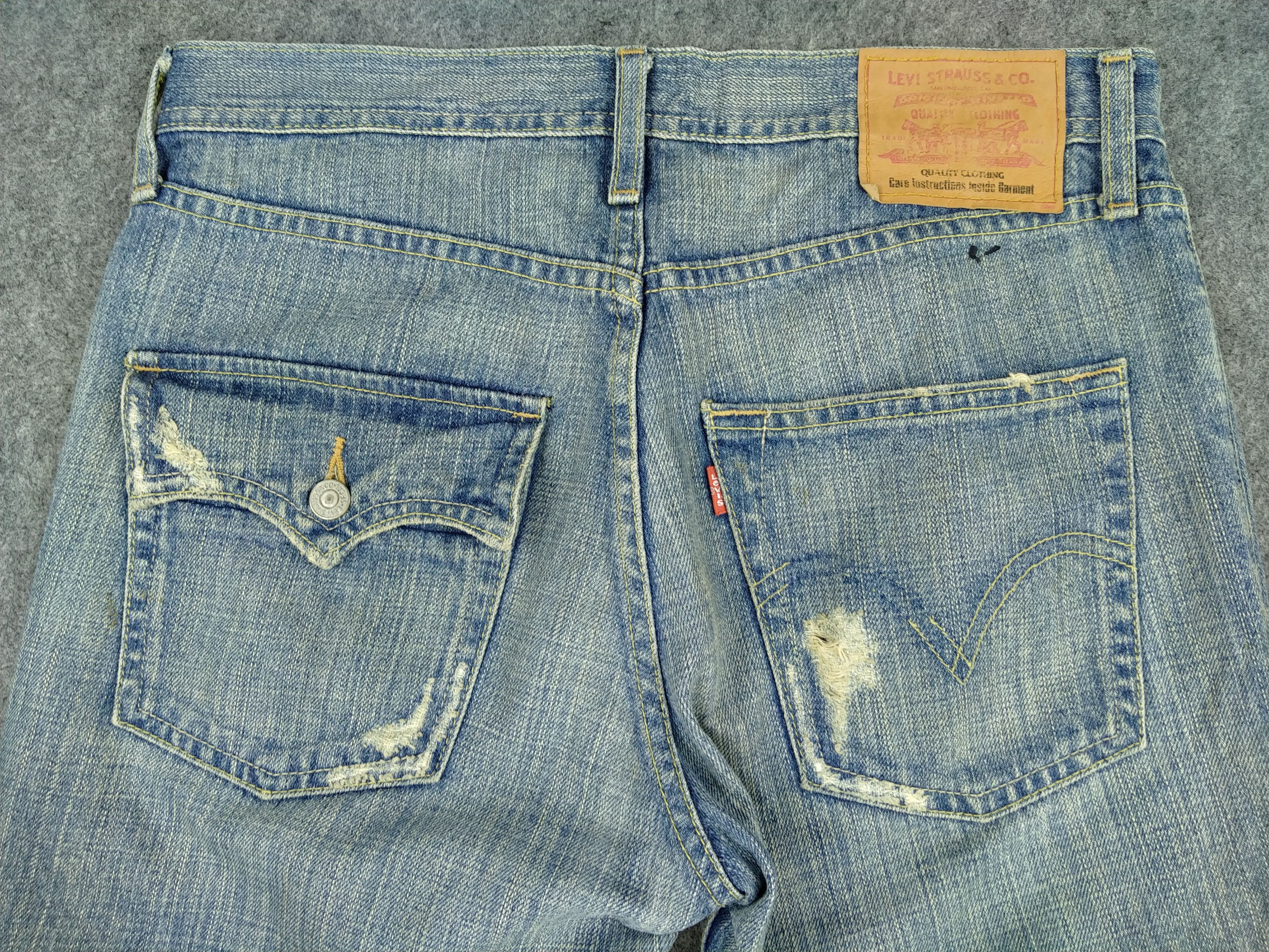 Levi's Faded Blue Vintage Levi's 533 Denim 32 x 28.5 -JN533 Size US 32 / EU 48 - 4 Thumbnail