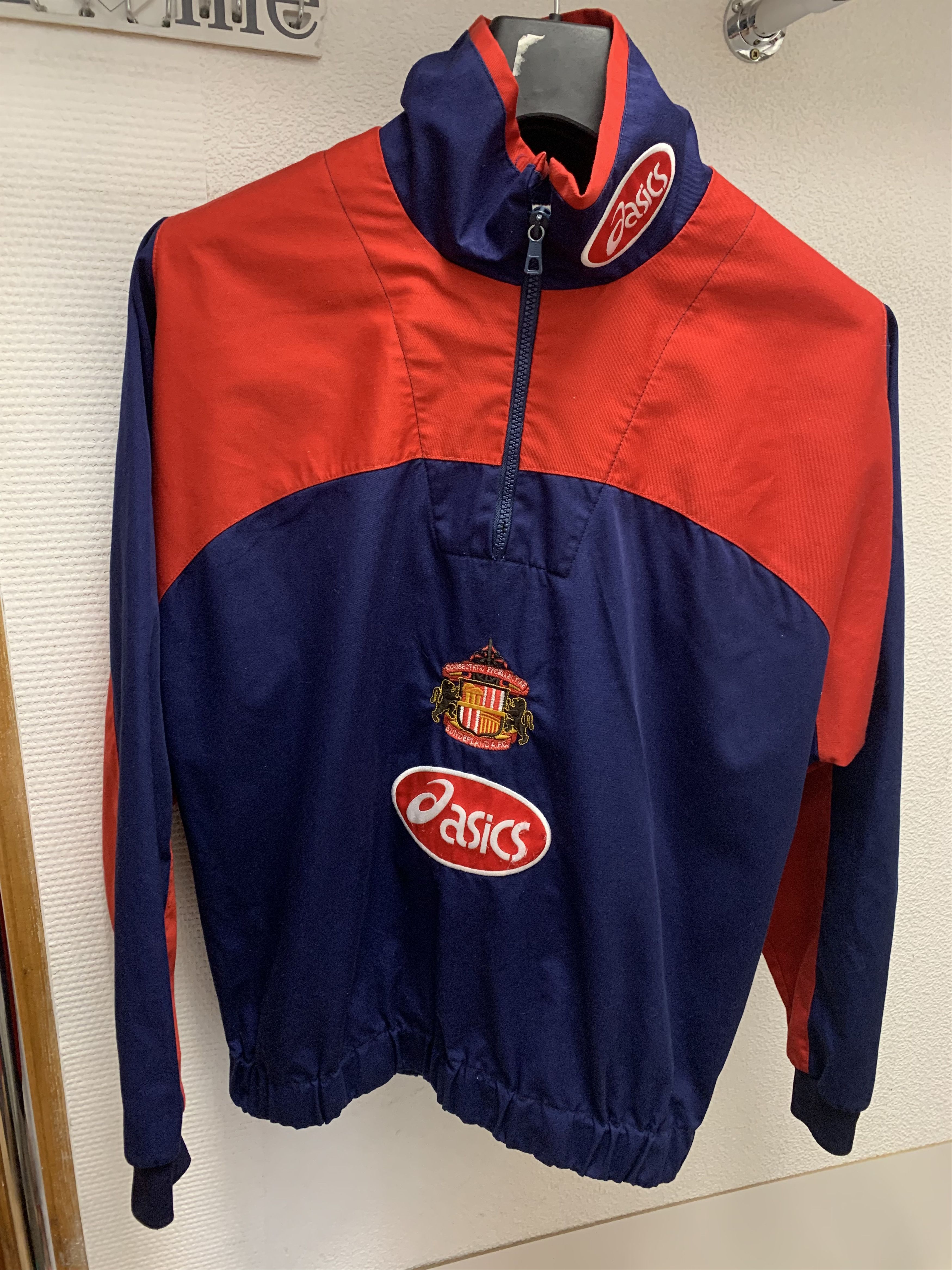 Asics Sunderland ASICS vintage anorak 1/4 zip M 1997 1999 Size US M / EU 48-50 / 2 - 1 Thumbnail