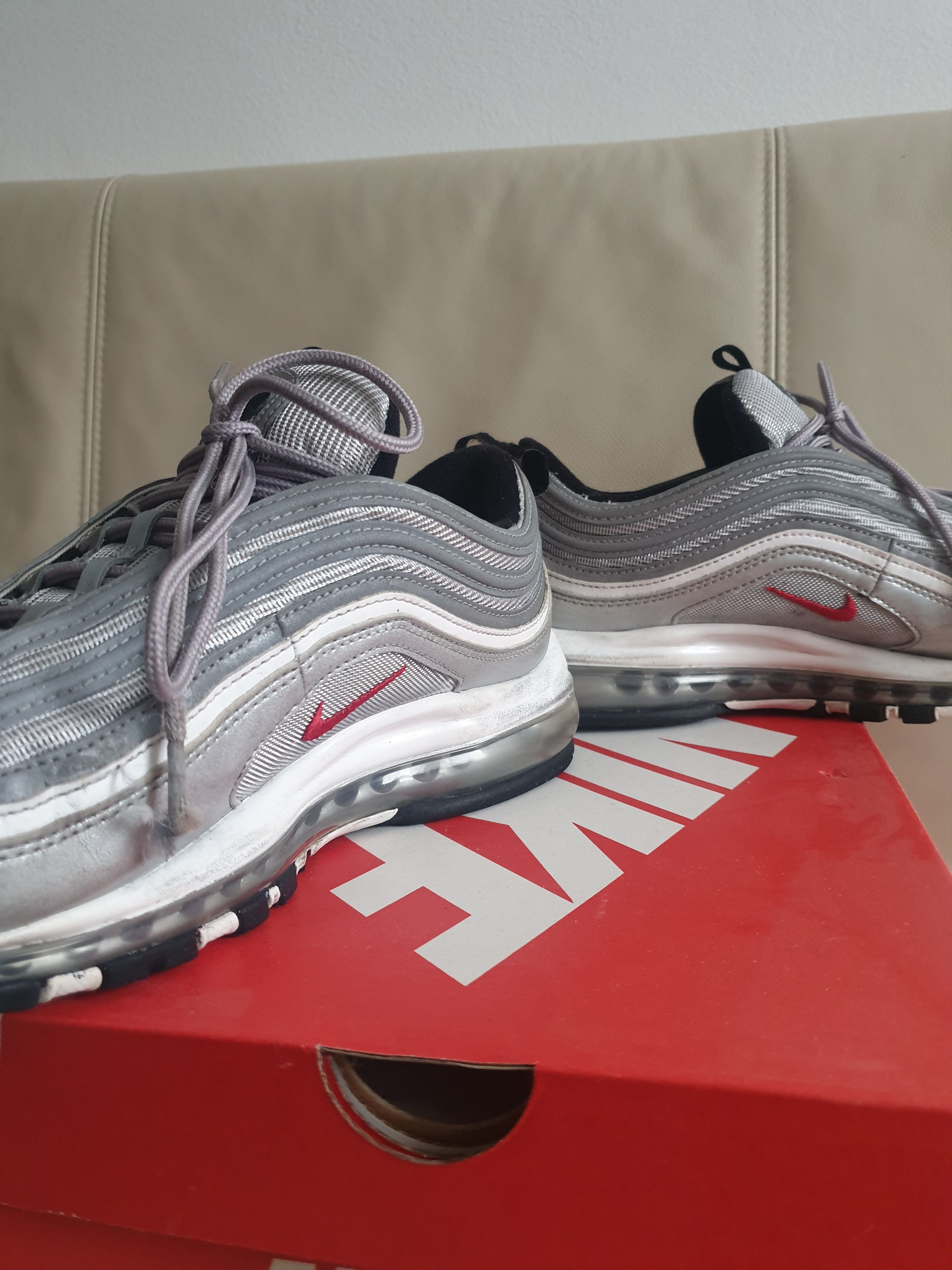 Nike Air Max 97 "Silver Bullet" (OG QS 2017) Size US 10 / EU 43 - 8 Thumbnail